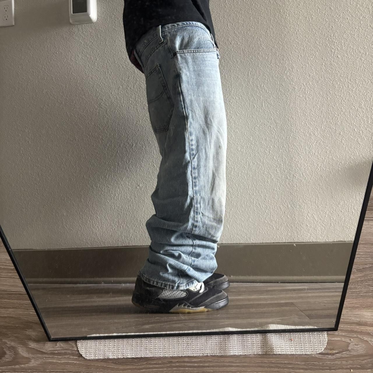 Vintage Crazy Vintage Y2K/2000s Grunge Light Wash Denim Jeans! 38x32 Size US 38 / EU 54 - 2 Thumbnail