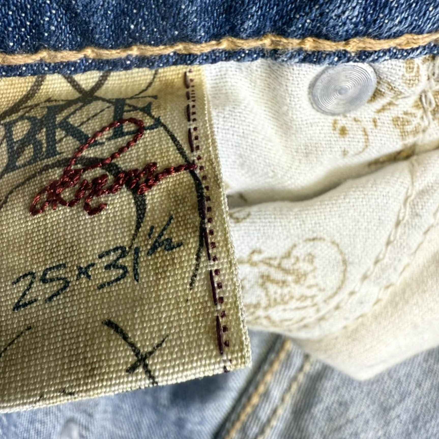 BKE BKE Jeans Bootcut Women 25x31.5 Sabrina Light Wash Distressed Blue 25 Regular Womens Size 42" / US 20 - 3 Thumbnail