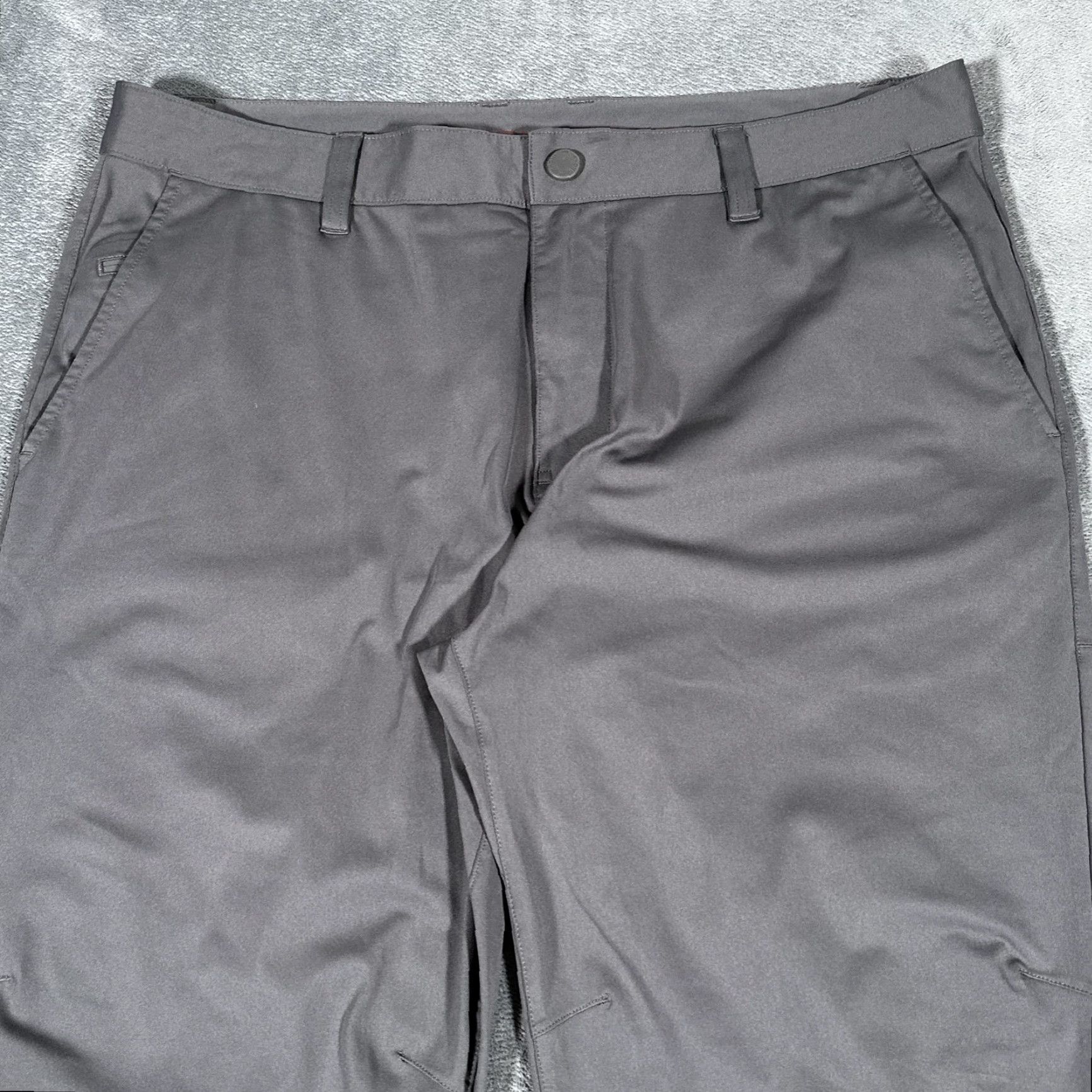 Rhone Rhone Commuter Pants Mens 35 Gray Performance Dress Chino Tech Stretch Casual Size US 35 - 2 Thumbnail