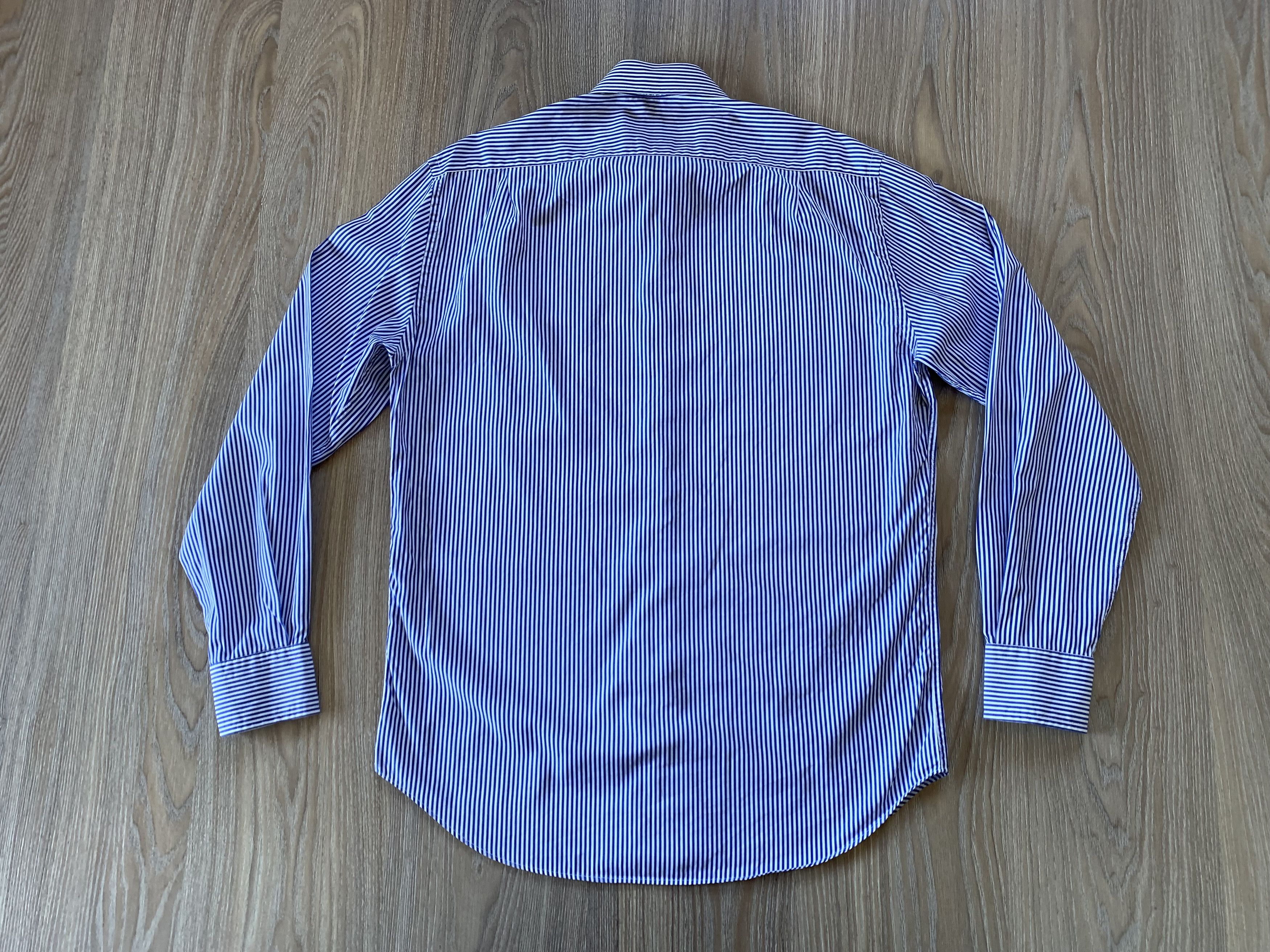 Designer × Massimo Dutti Massimo Dutti Stripe Cotton Long Sleeve Button Shirt Size US M / EU 48-50 / 2 - 3 Thumbnail