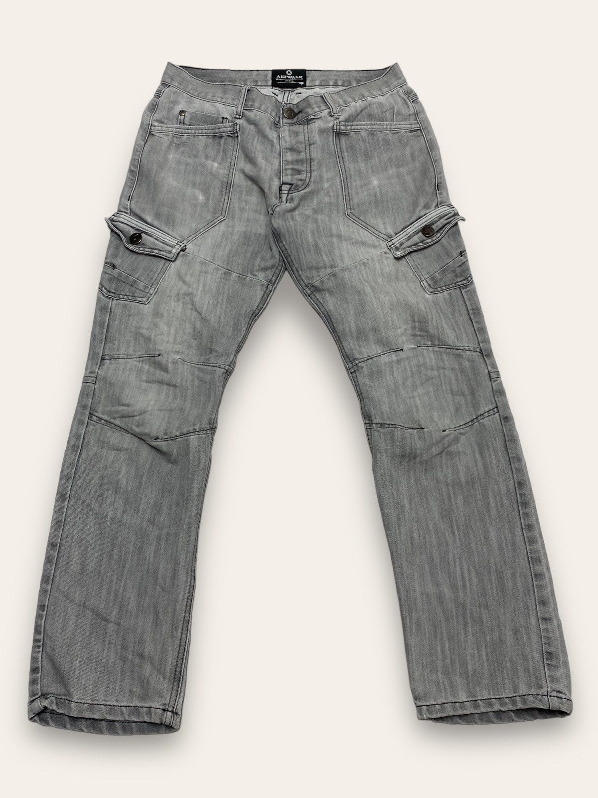Jean Vintage AIRWALK Doubleknee Skater Jeans Dope Style Size US 32 / EU 48 - 2 Thumbnail