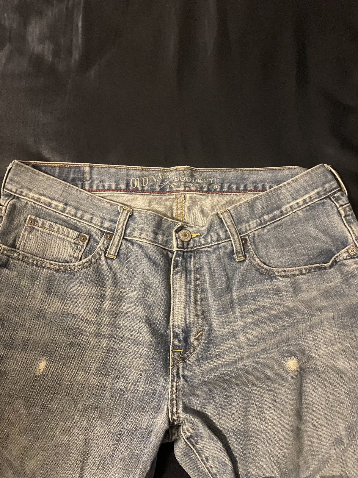 Old Navy VINTAGE 2009 STRAIGHT OLD NAVY JEANS Size US 31 - 2 Thumbnail