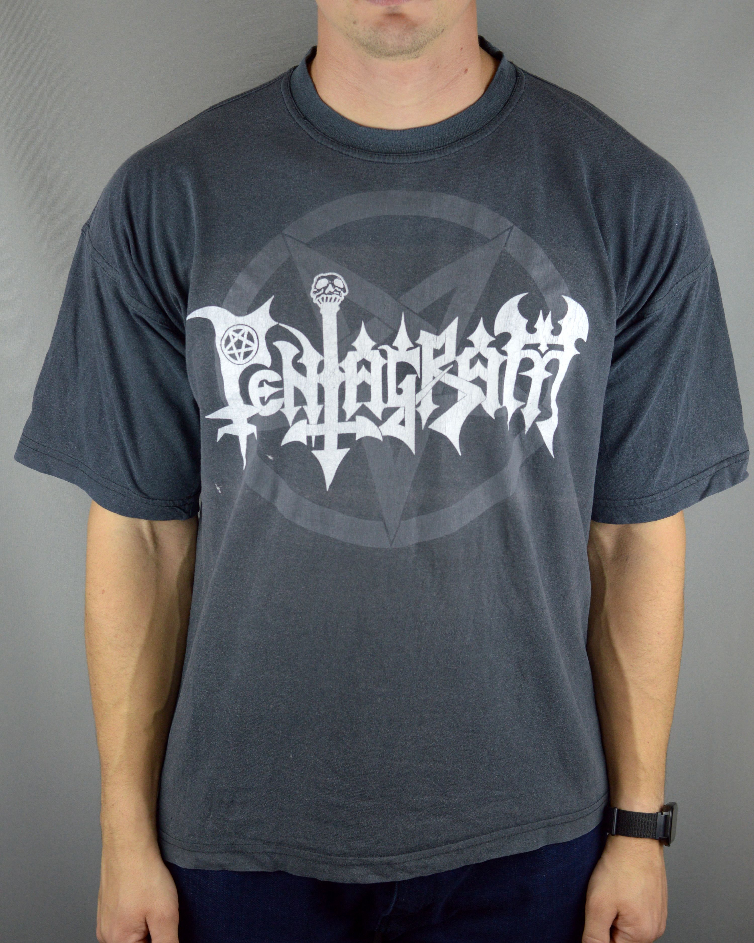 Vintage Vintage Pentagram 1997 t shirt Size US L / EU 52-54 / 3 - 2 Thumbnail