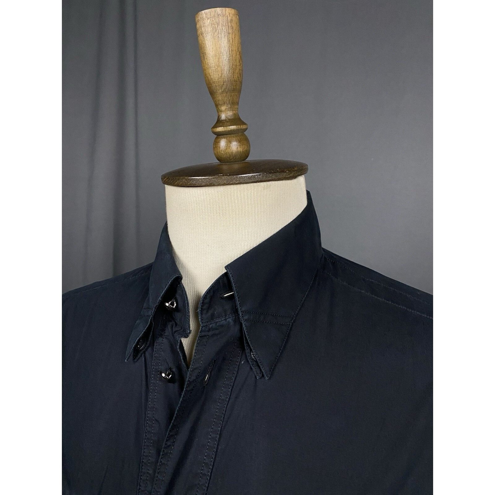 Versace Versace VTG Multiopocket Men's Black Longsleeve Shirt Size M Size US M / EU 48-50 / 2 - 5 Thumbnail