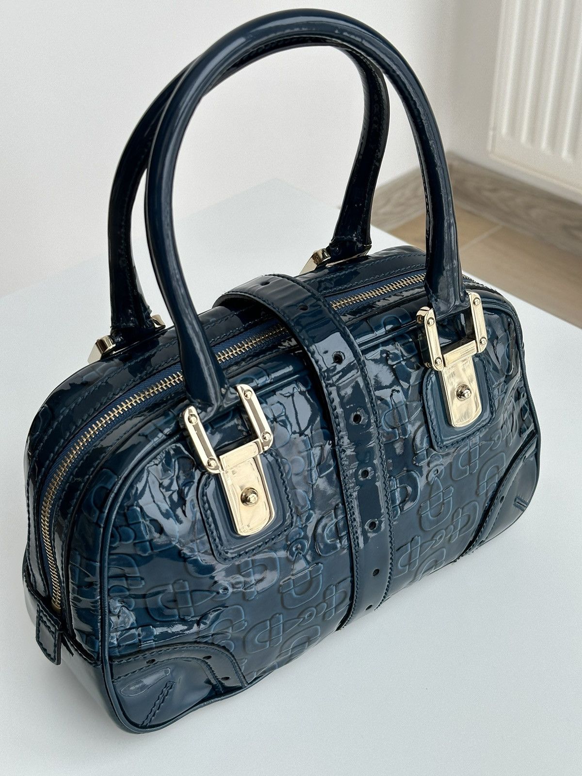 Gucci Gucci Horse Bit Lacquered Ocean Blue Hand Bag Size ONE SIZE - 5 Thumbnail