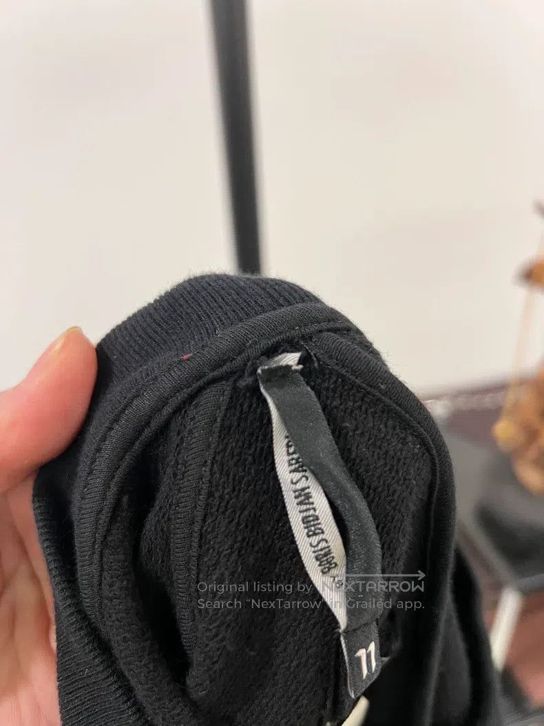 Boris Bidjan Saberi Boris Bidjan Saberi Cotton Basic Logo Patch Crew Neck Swea Size US XXS / EU 40 - 6 Thumbnail