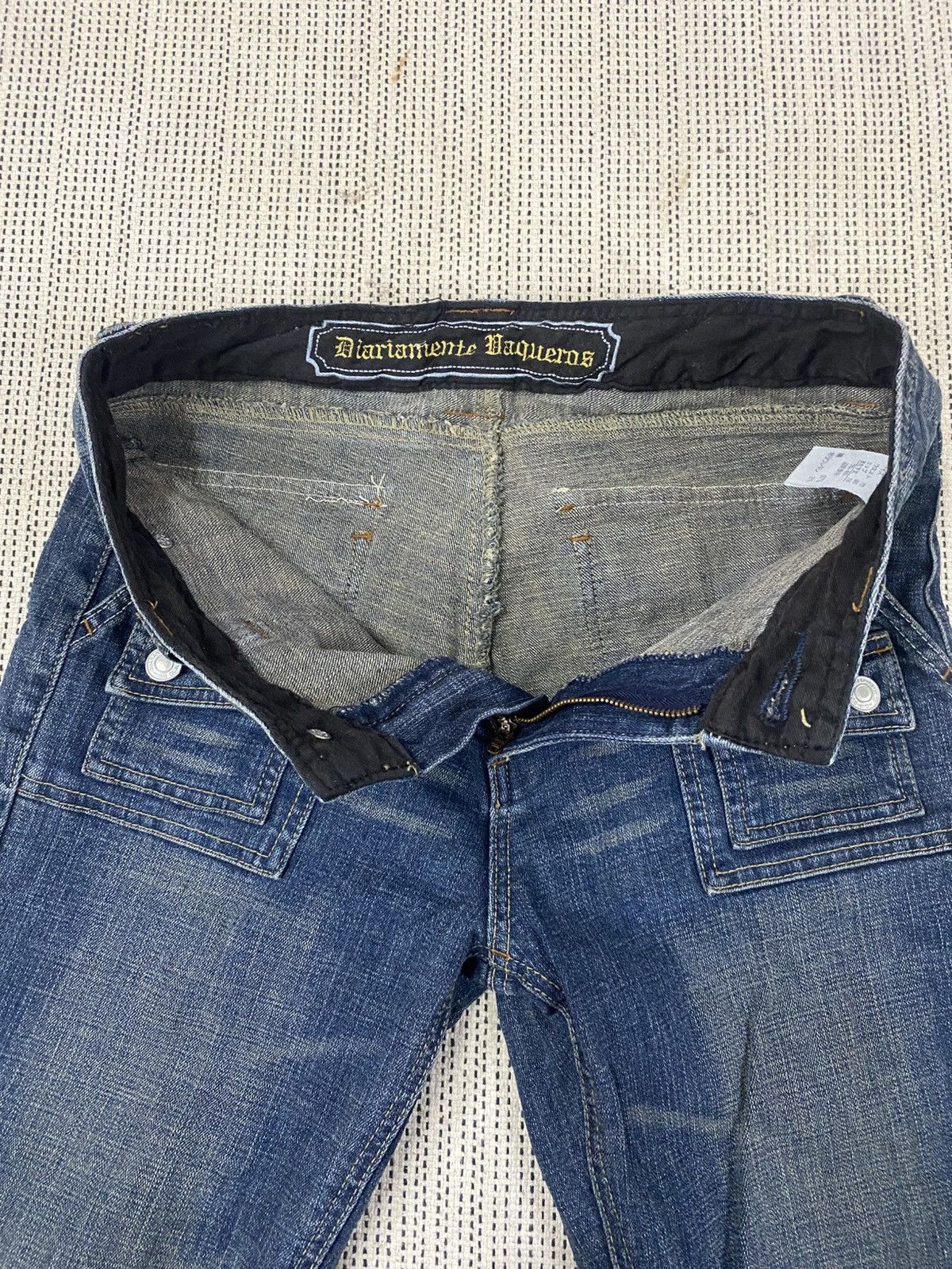 Japanese Brand Vintage 70sStyle Flared Denim Jeans Wash CargoPocket Bootcut Size US 30 / EU 46 - 5 Thumbnail