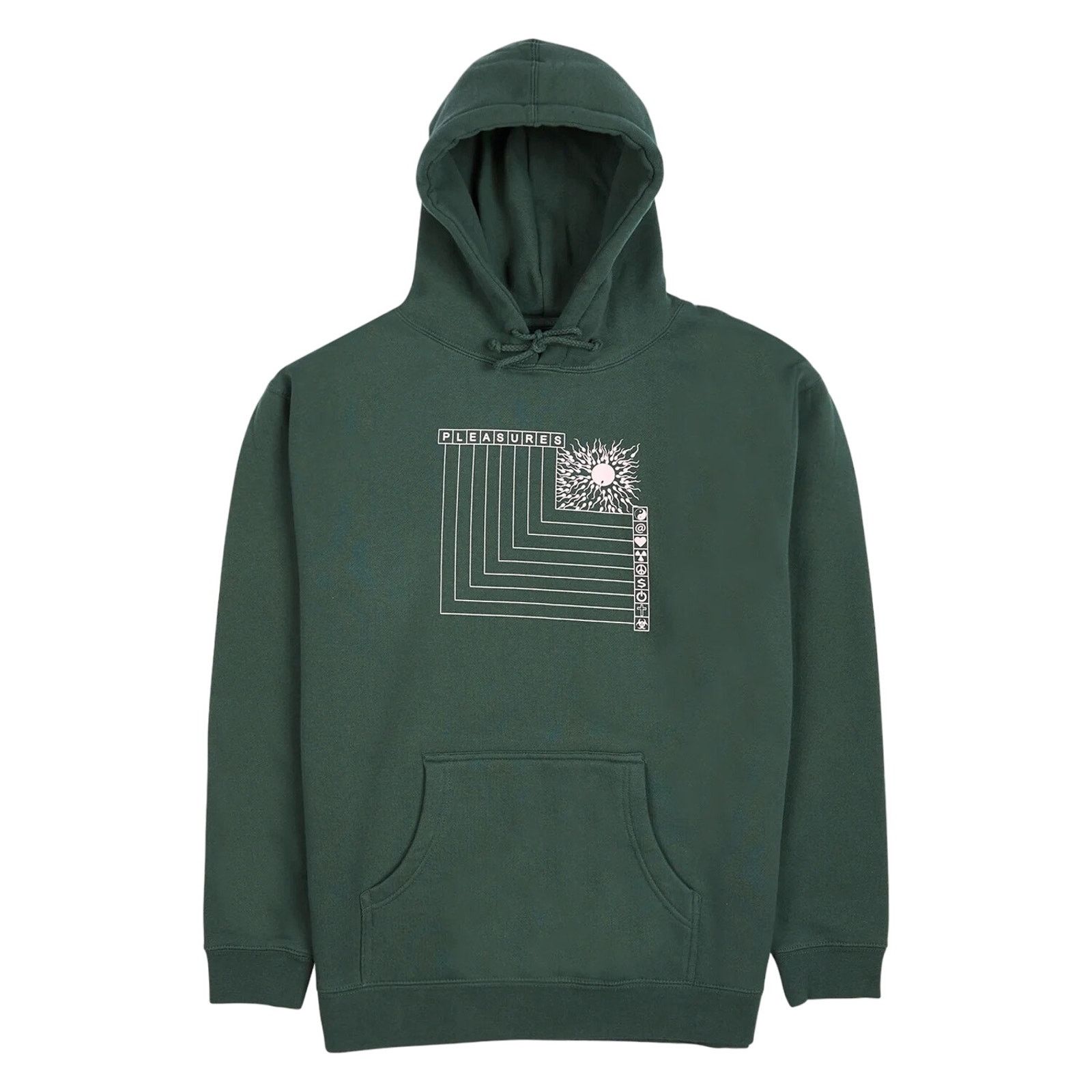 Pleasures Pleasures Fertile Hoodie Green Size US S / EU 44-46 / 1 - 1 Thumbnail
