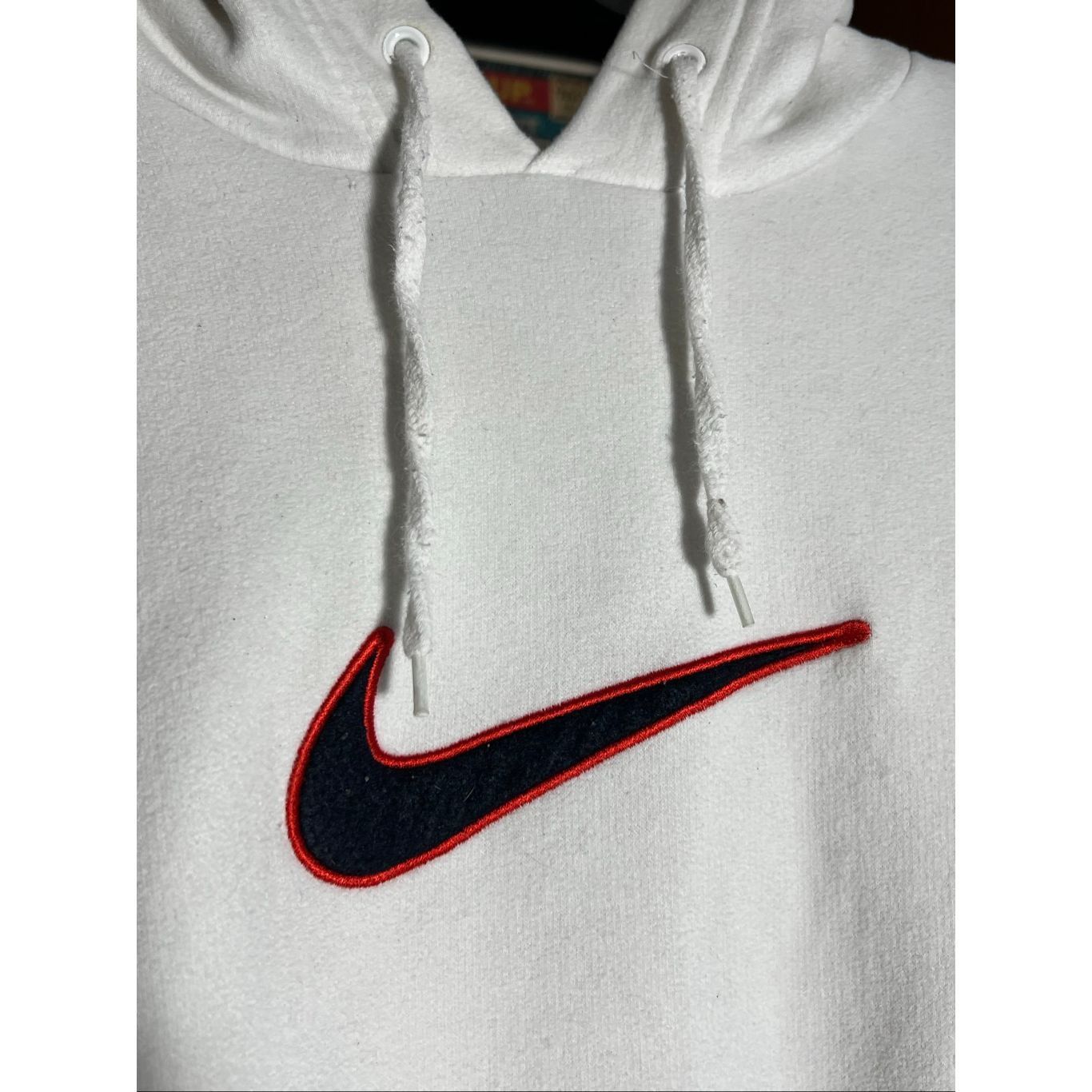 Nike Vintage Y2K Nike Center Swoosh Embroidered Hoodie Size US XL / EU 56 / 4 - 2 Thumbnail