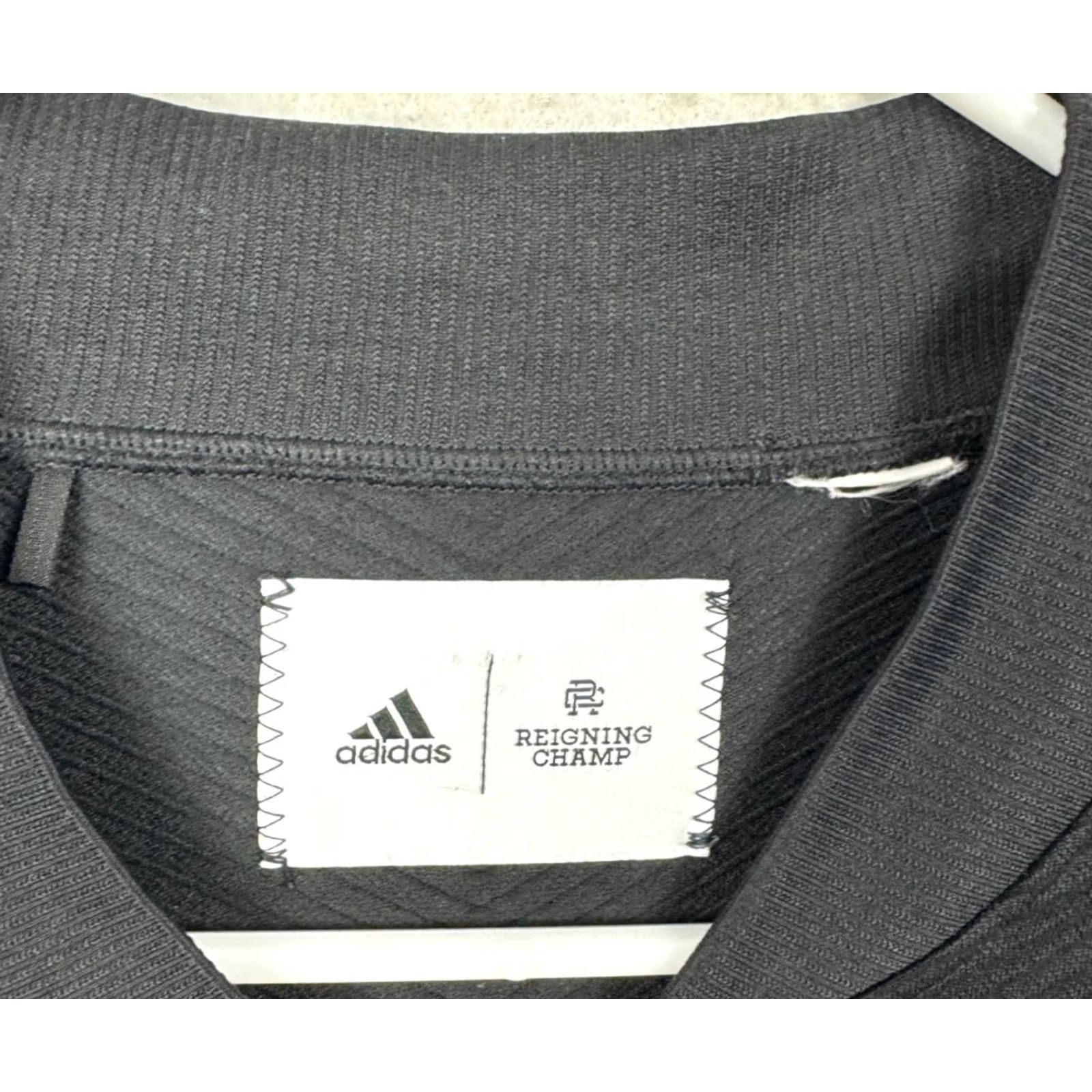 Adidas Adidas Reigning Champ Track Jacket Mens Black Full Zip Knit Athletic Sweatshirt S Size US S / EU 44-46 / 1 - 3 Thumbnail