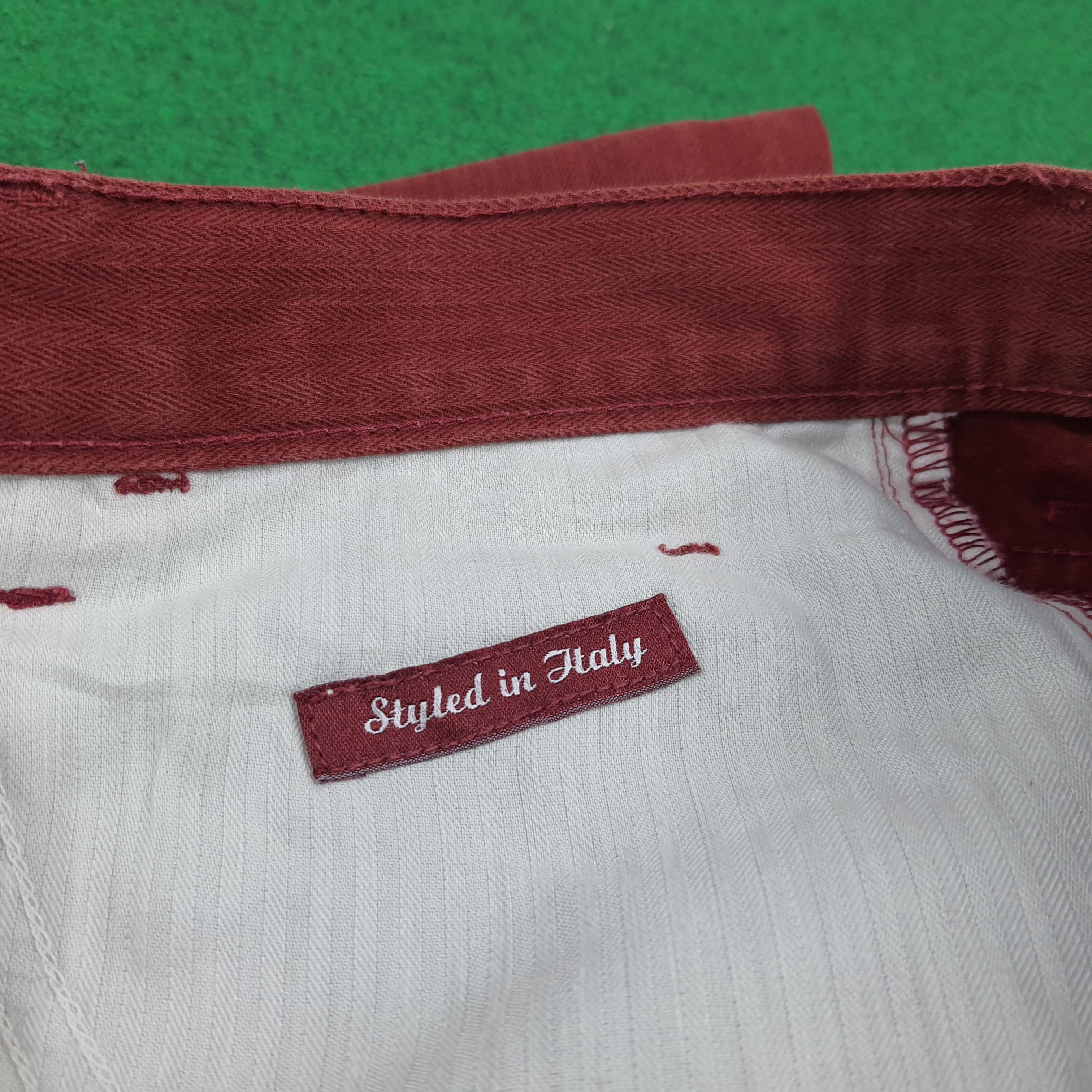 Ferrari Vintage Rare FERRARI x FILA Red Denim Pants Italy C297N8 Size US 31 - 11 Thumbnail