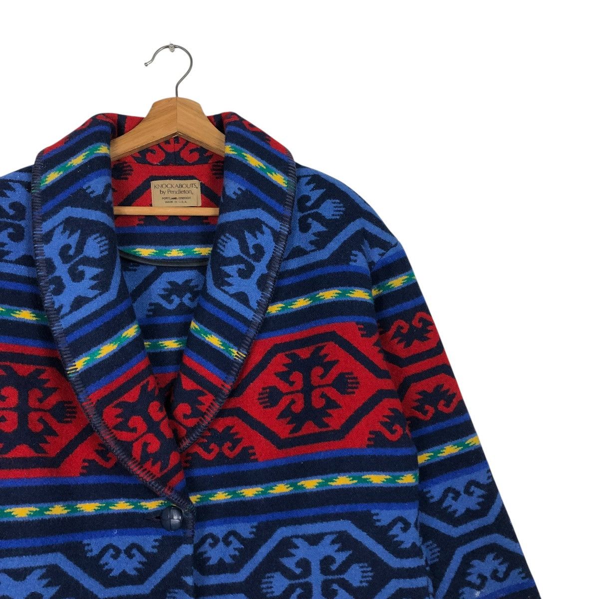 Pendleton 🔥VINTAGE WOOL JACKET KNOCKABOUTS PENDLETON MADE IN USA Size US S / EU 44-46 / 1 - 9 Thumbnail