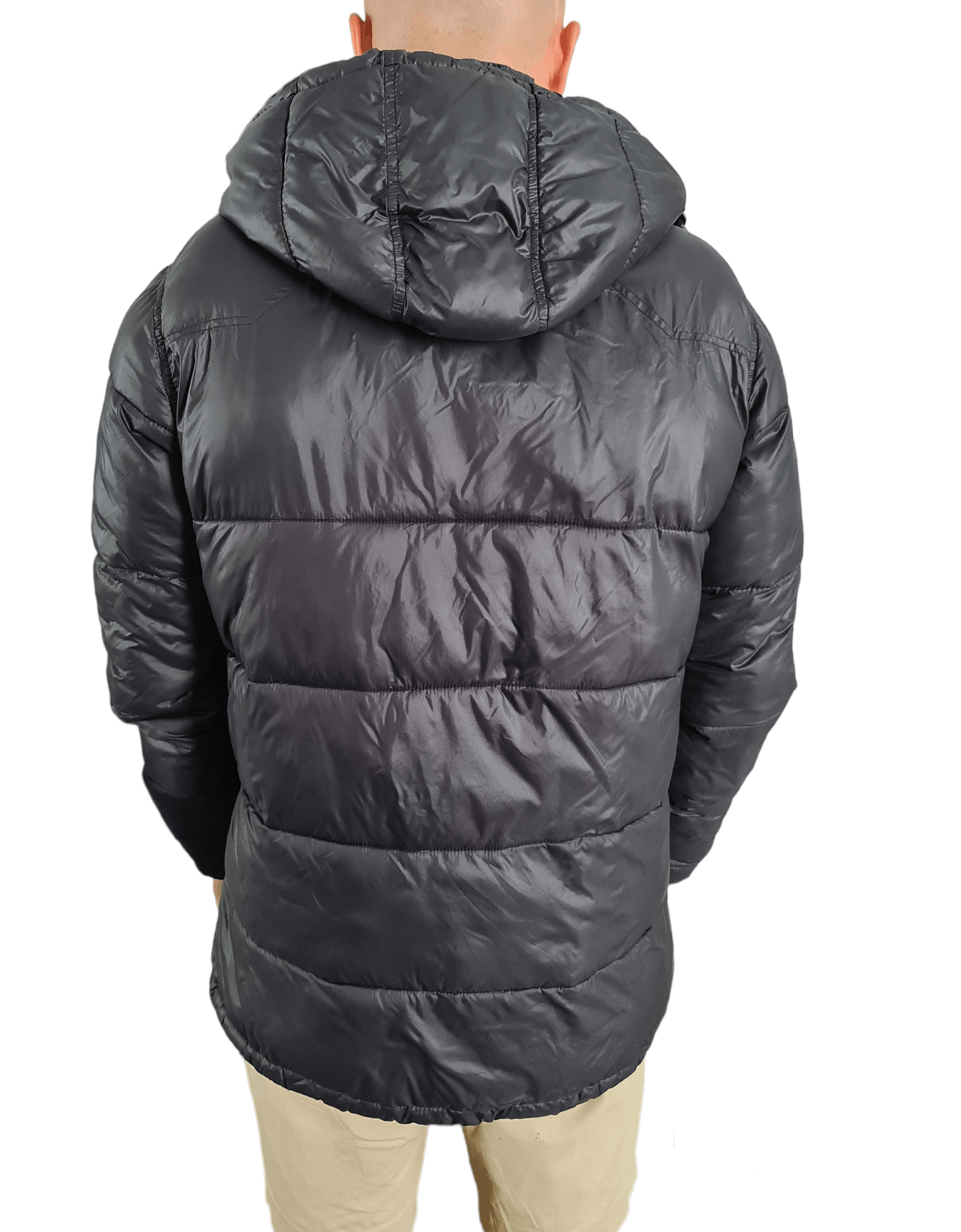Diesel Diesel Black Hooded Down Puffer Jacket Size US L / EU 52-54 / 3 - 2 Thumbnail