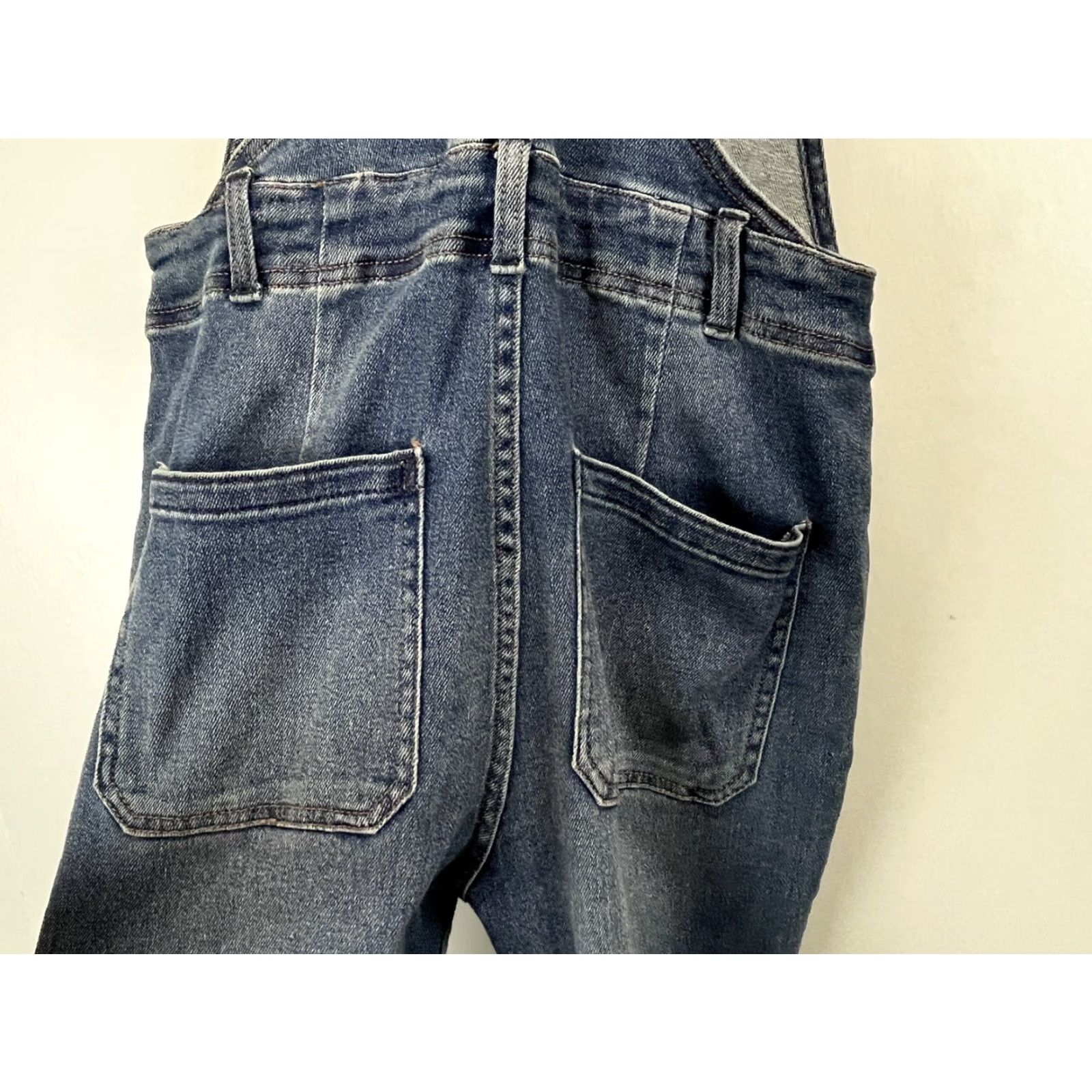Free People Free People Denim Overalls Womens Blue 26 Adjustable Bib Skinny Jeans Size 26" / US 2 / IT 38 - 5 Thumbnail