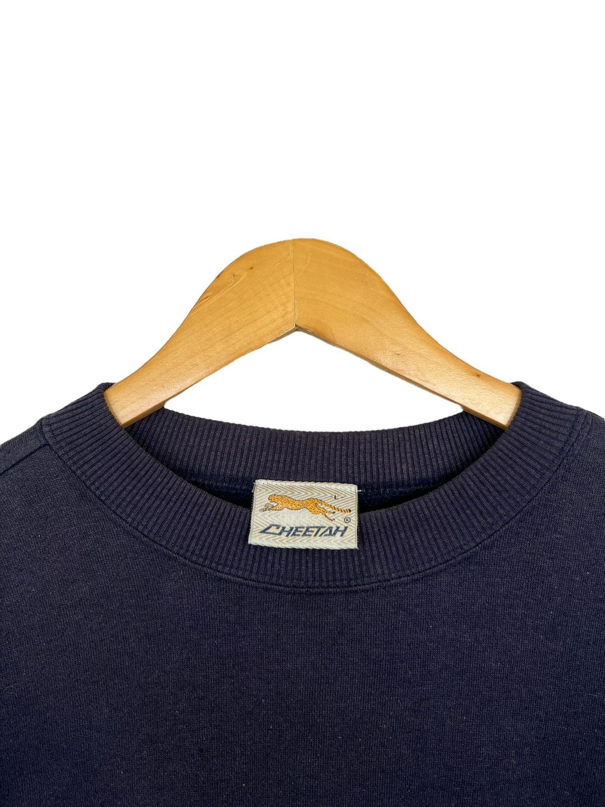 Vintage Vintage 90s Cheetah Baggy Boxy Distressed Sweatshirt Size US S / EU 44-46 / 1 - 7 Thumbnail