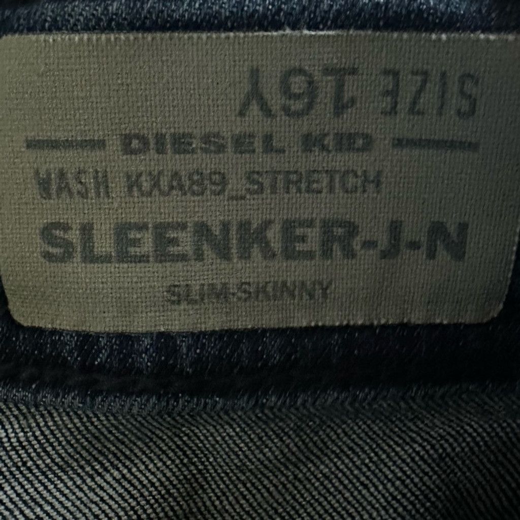 Diesel DIESEL Sleenker SLIM SKINNY Jean Blue Kids Boys Youth 16Y. Size 38" / US 16 / IT 52 - 5 Thumbnail