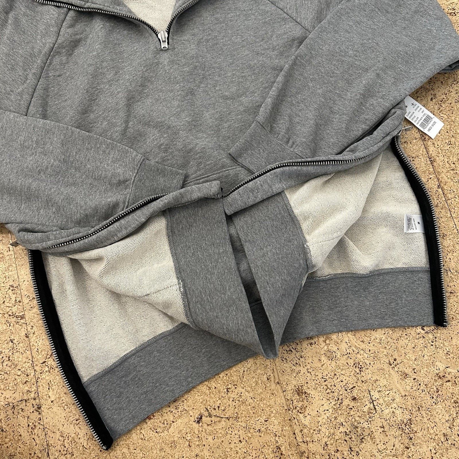 Fear of God NEW Collection Two 2016-2017 Quarter Zip Raglan Hoodie Size US M / EU 48-50 / 2 - 5 Thumbnail