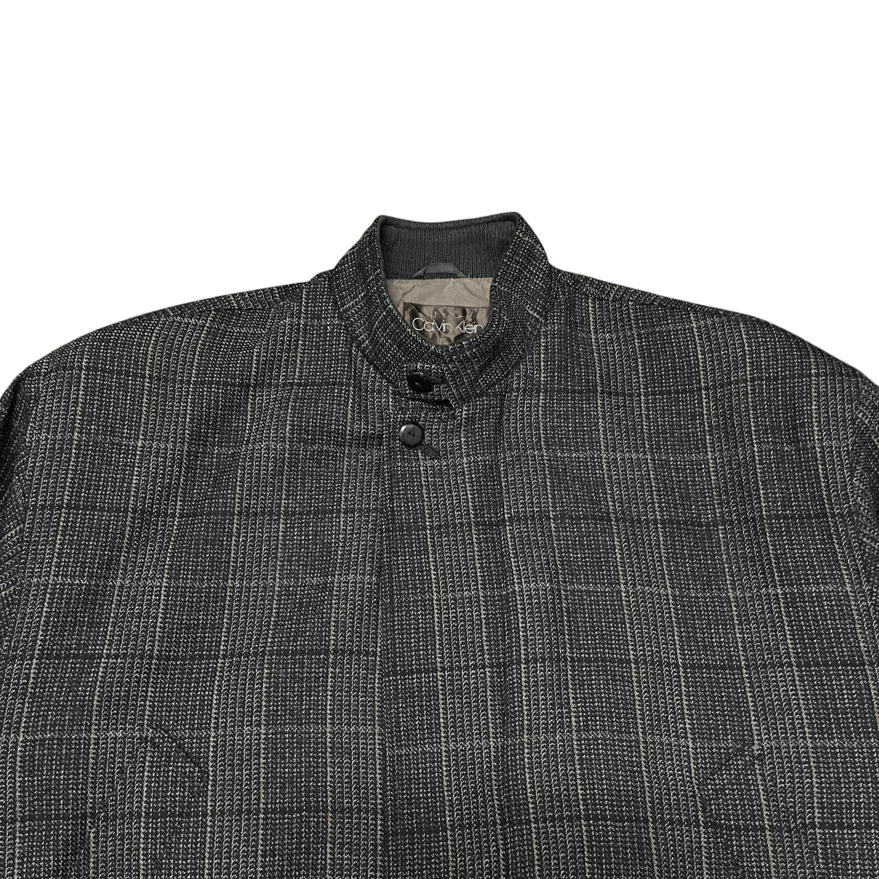 Calvin Klein Vintage CK Calvin Klein Wool Bomber Jacket Size US L / EU 52-54 / 3 - 2 Thumbnail