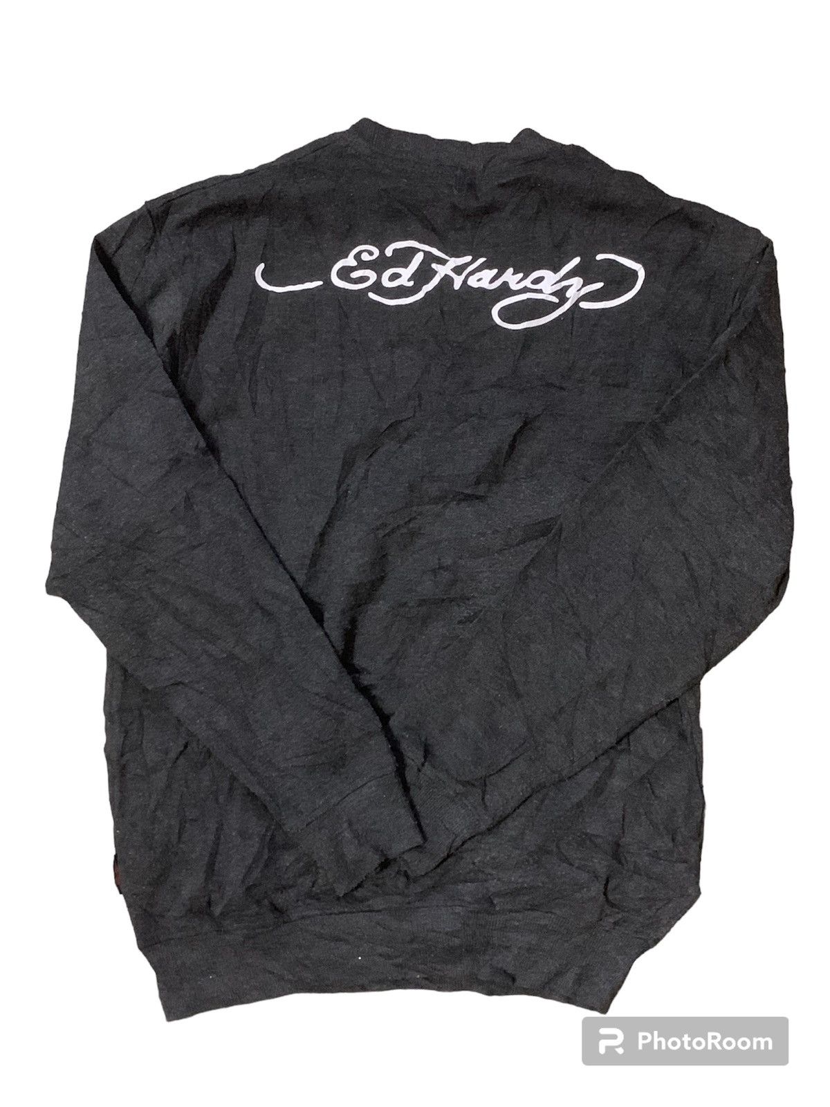 Designer × Ed Hardy Ed Hardy Spell Out Long Sleeve Tee Size US M / EU 48-50 / 2 - 2 Thumbnail