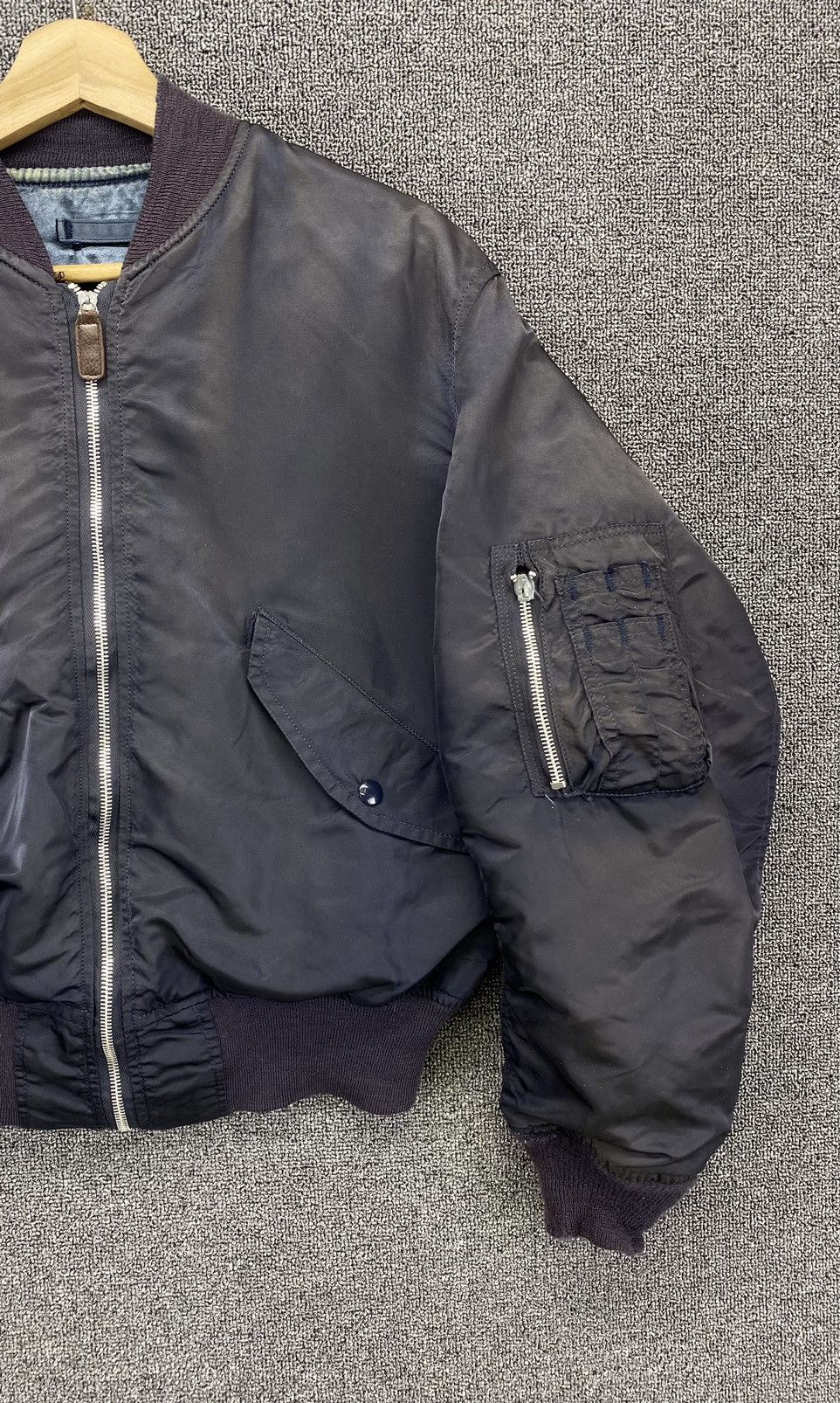 Alpha Industries Vintage Alpha Industries Utility L-2B Bomber Jacket Size M / US 6-8 / IT 42-44 - 4 Thumbnail