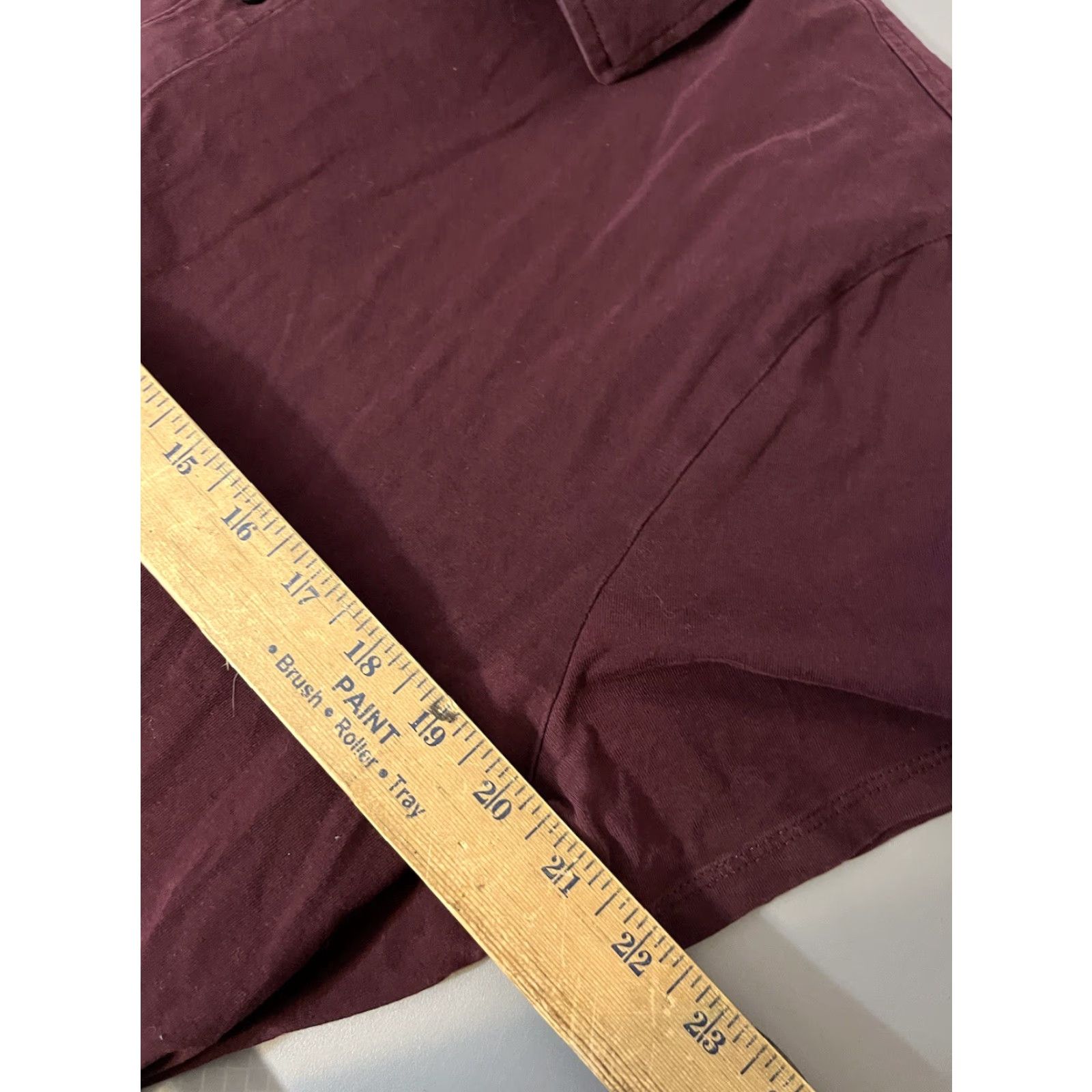 Express Express Polo Shirt Maroon Short Sleeve Moisture Wicking XL Mens Polo Shirt XXL? Size US XL / EU 56 / 4 - 6 Thumbnail