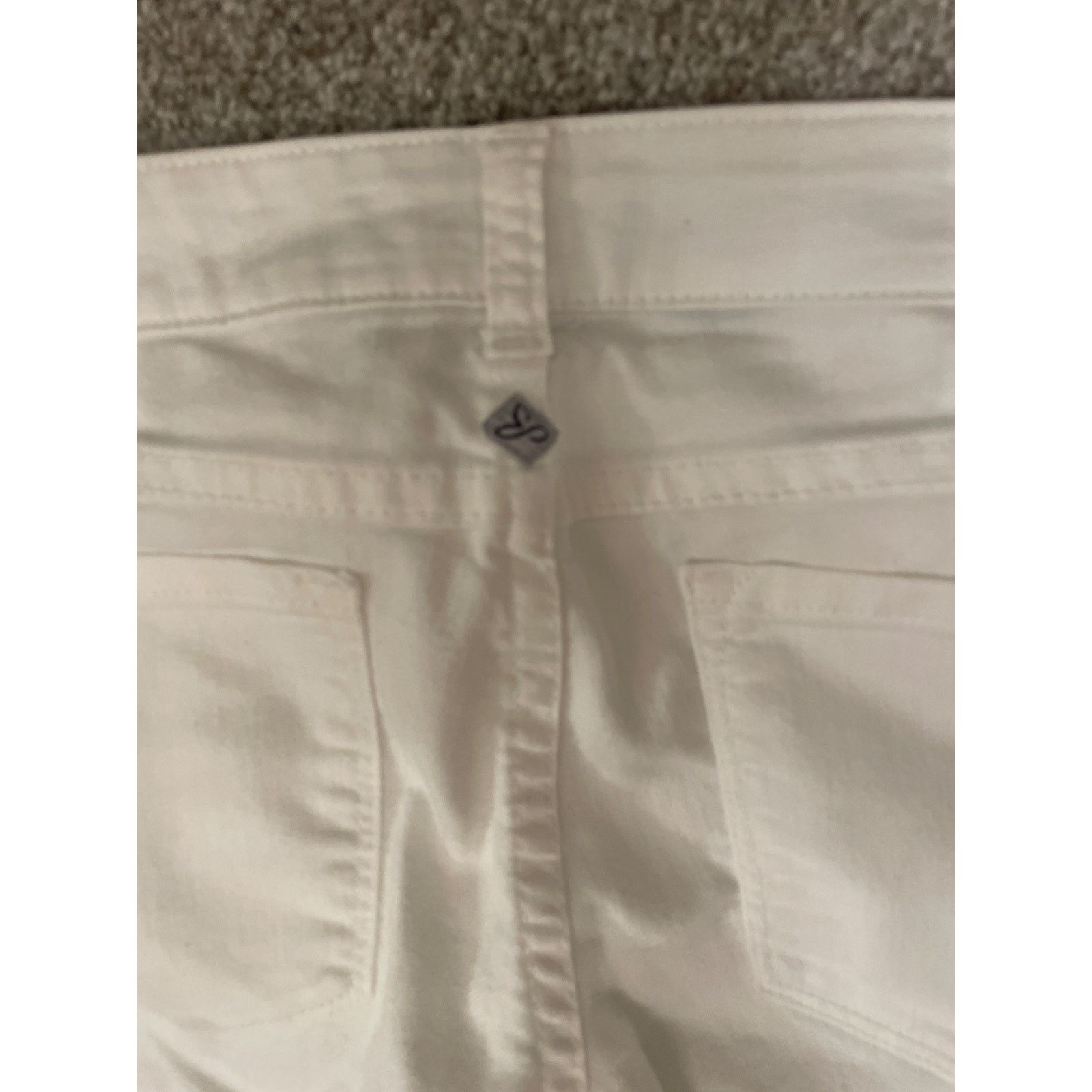 Prana Prana 5 Pocket Straight Leg White Jeans, 4 Size 27" / US 4 / IT 40 - 7 Thumbnail