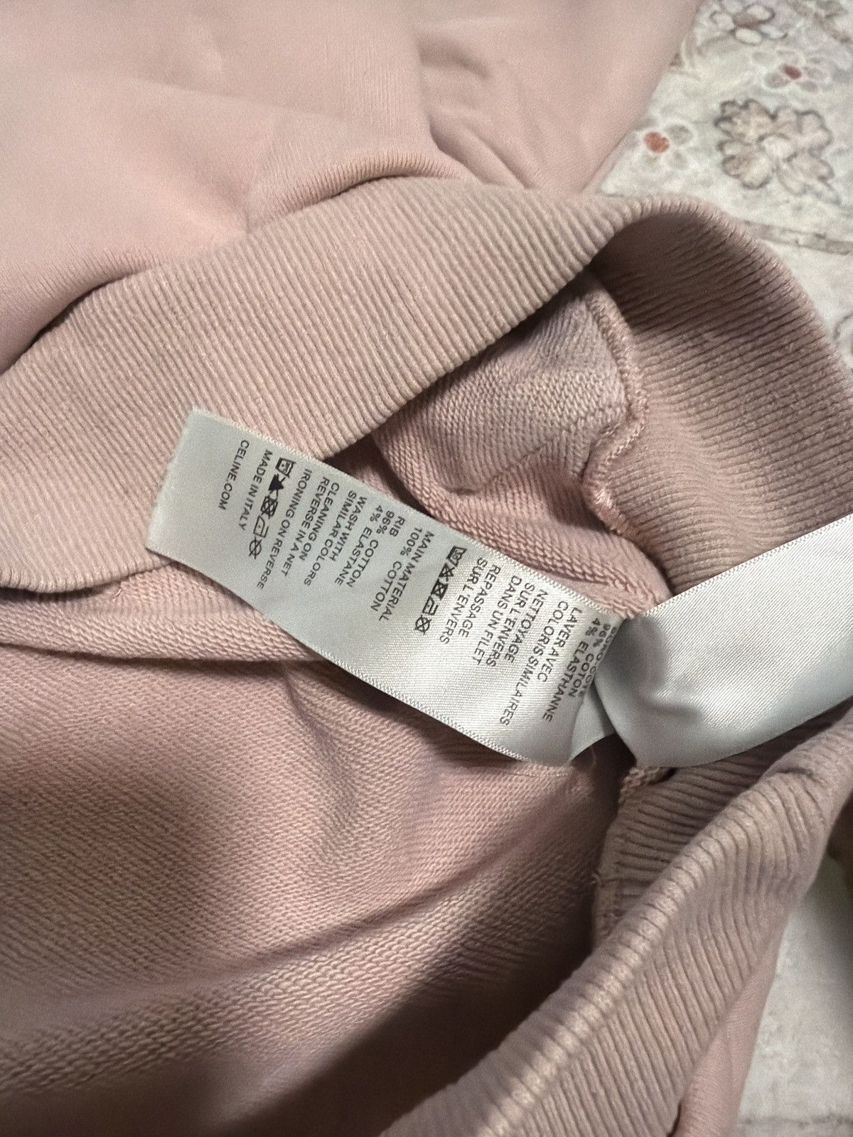 Celine Celine Pink Hoodie Size US M / EU 48-50 / 2 - 4 Thumbnail