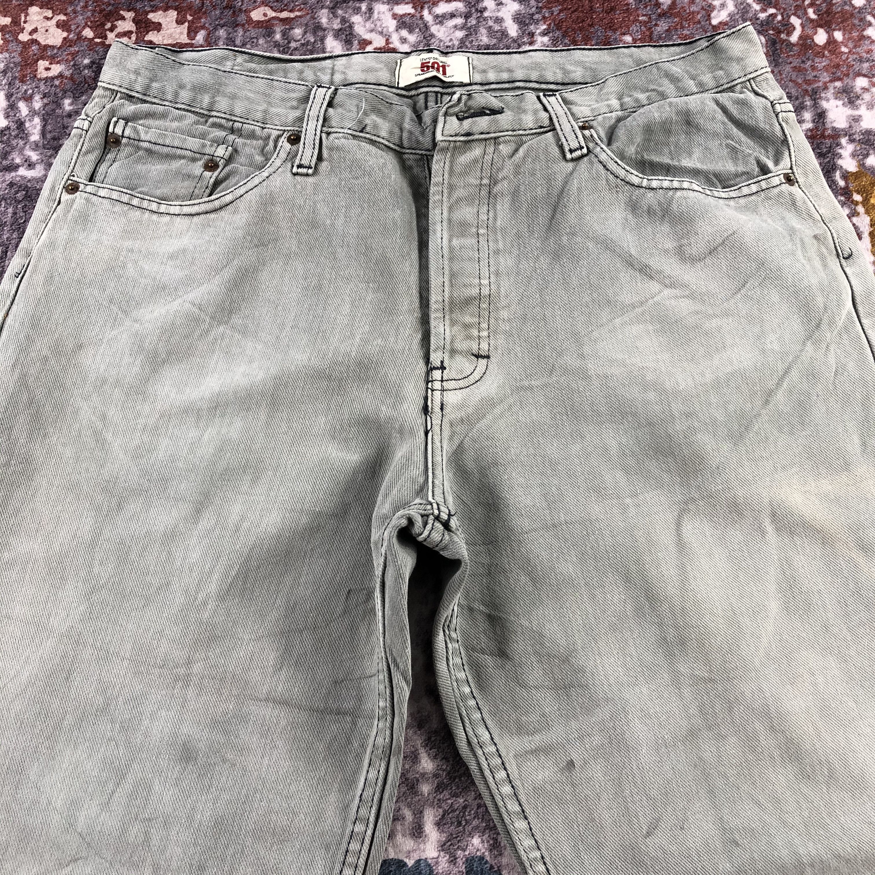 Levi's 90s Vintage Levis 501 Jeans-JM3052 Size US 35 - 3 Thumbnail