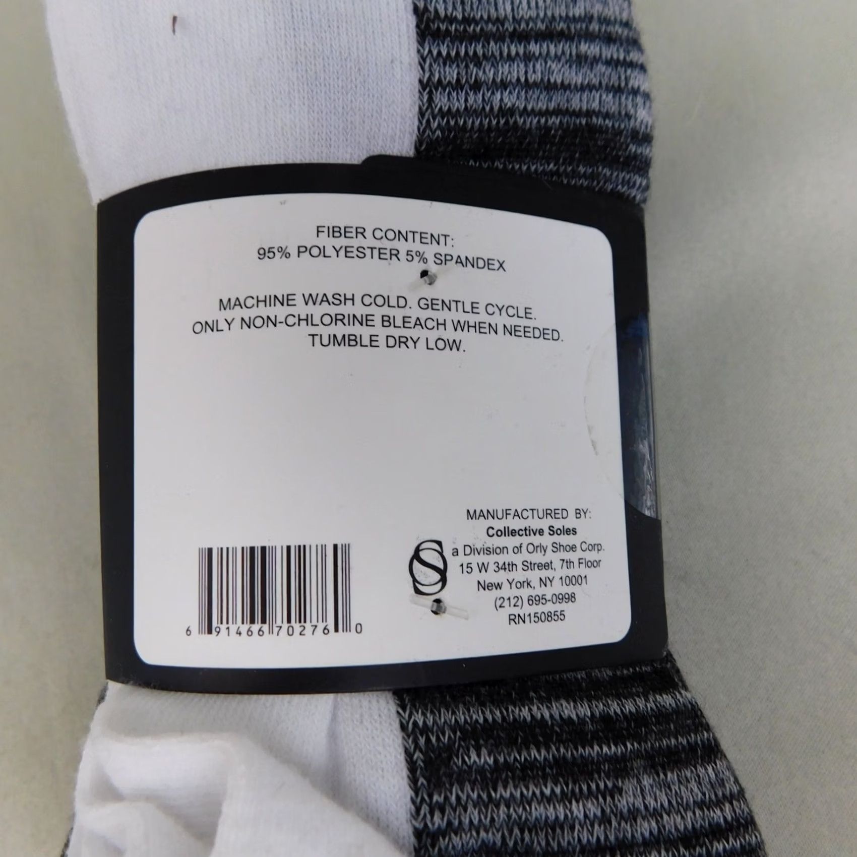 Vintage Men's Socks - Low Cut, 6-12, Black, 10 Pairs, Athletic, Lightweight, Machine Washable, Full Toe, Unbranded, 95% Polyester, 5% Spandex Size ONE SIZE - 4 Thumbnail