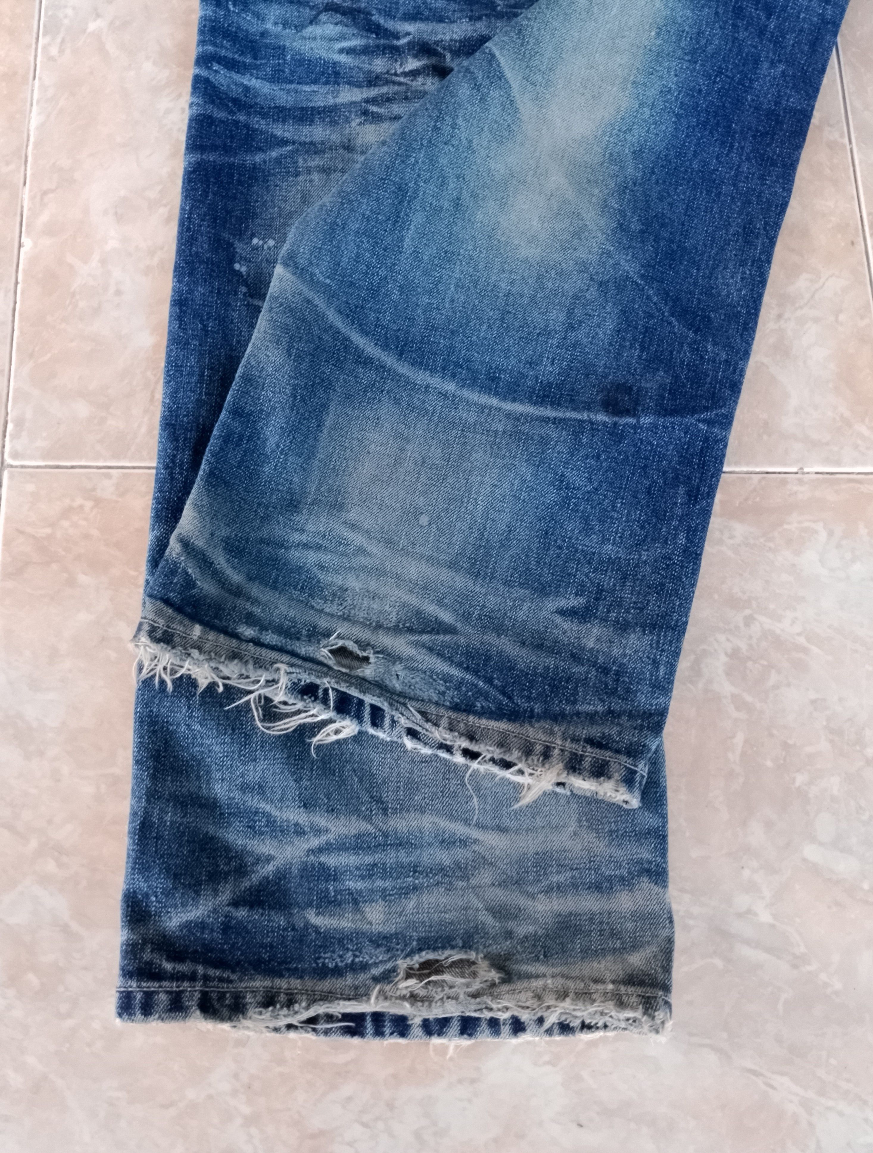 If Six Was Nine H by Figer Boot Cut Distressed Denim Size US 36 / EU 52 - 16 Thumbnail