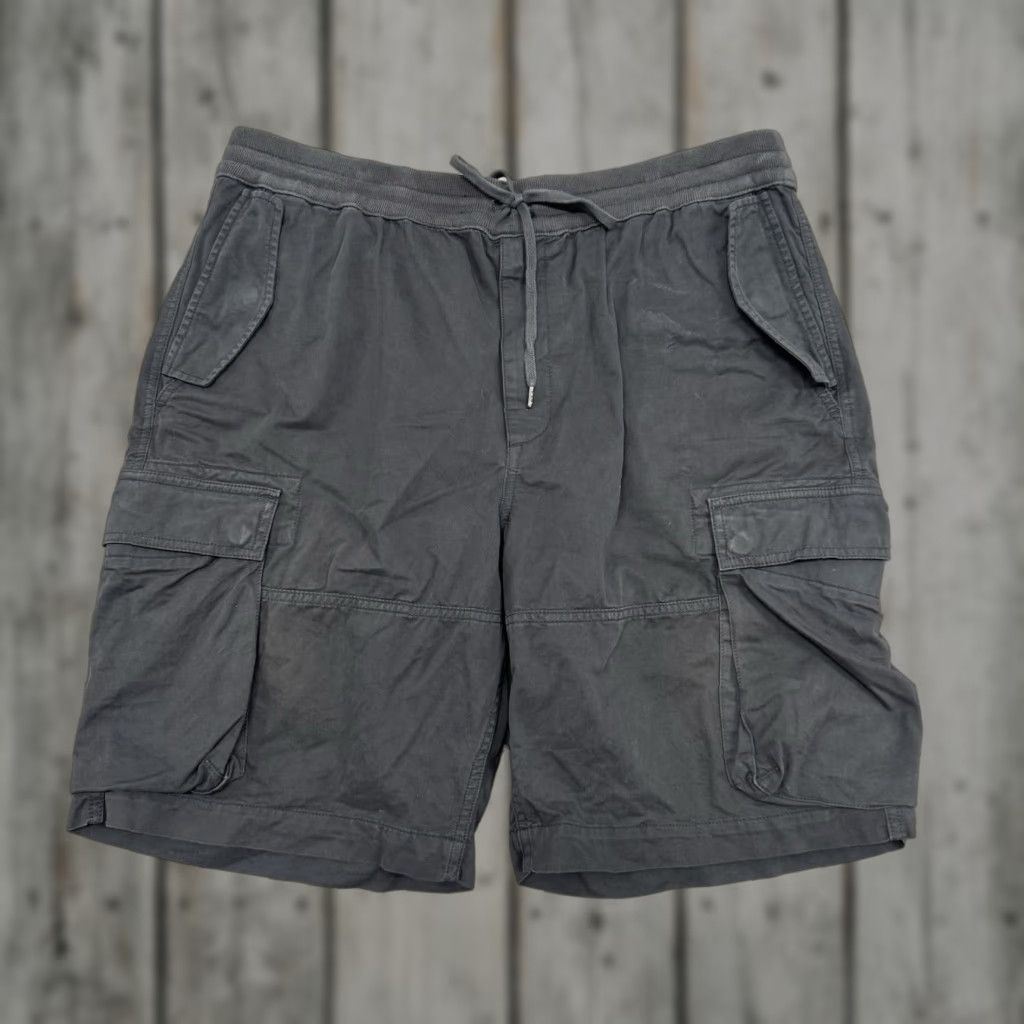 POLO RALPH LAUREN Men's Utility Cargo Shorts 2XL Dark Grey Cotton Blend Travel Workwear Mens