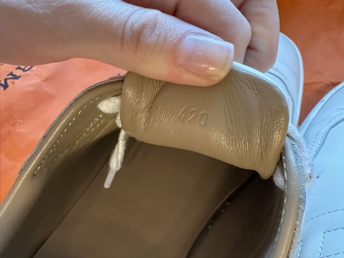 Hermes Hermès Avantage Sneakers White/Orange - Size 41-42 EU Size US 9 / EU 42 - 5 Thumbnail