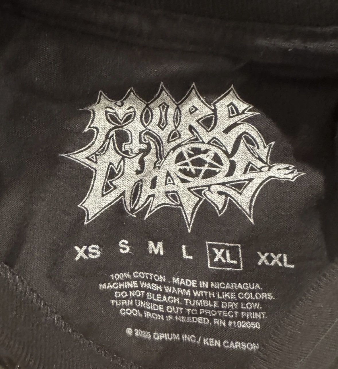 Ed Hardy × Ken Carson Ed Hardy x Ken Carson More Chaos .38 Barrel T-shirt XL Size US XL / EU 56 / 4 - 3 Thumbnail