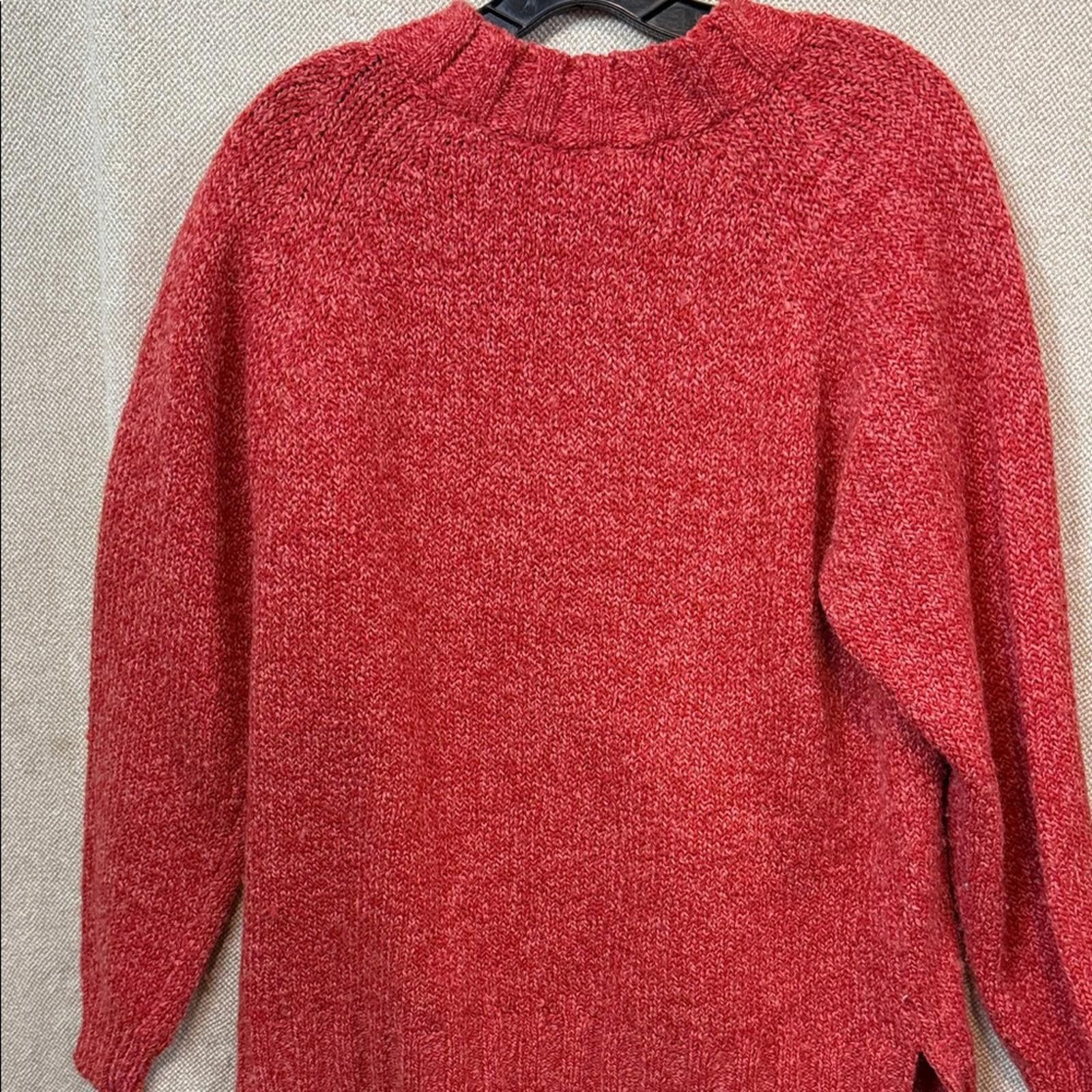 Other Memphis Joe's Jeans Red Cowl Neck Sweater Size M / US 6-8 / IT 42-44 - 4 Thumbnail