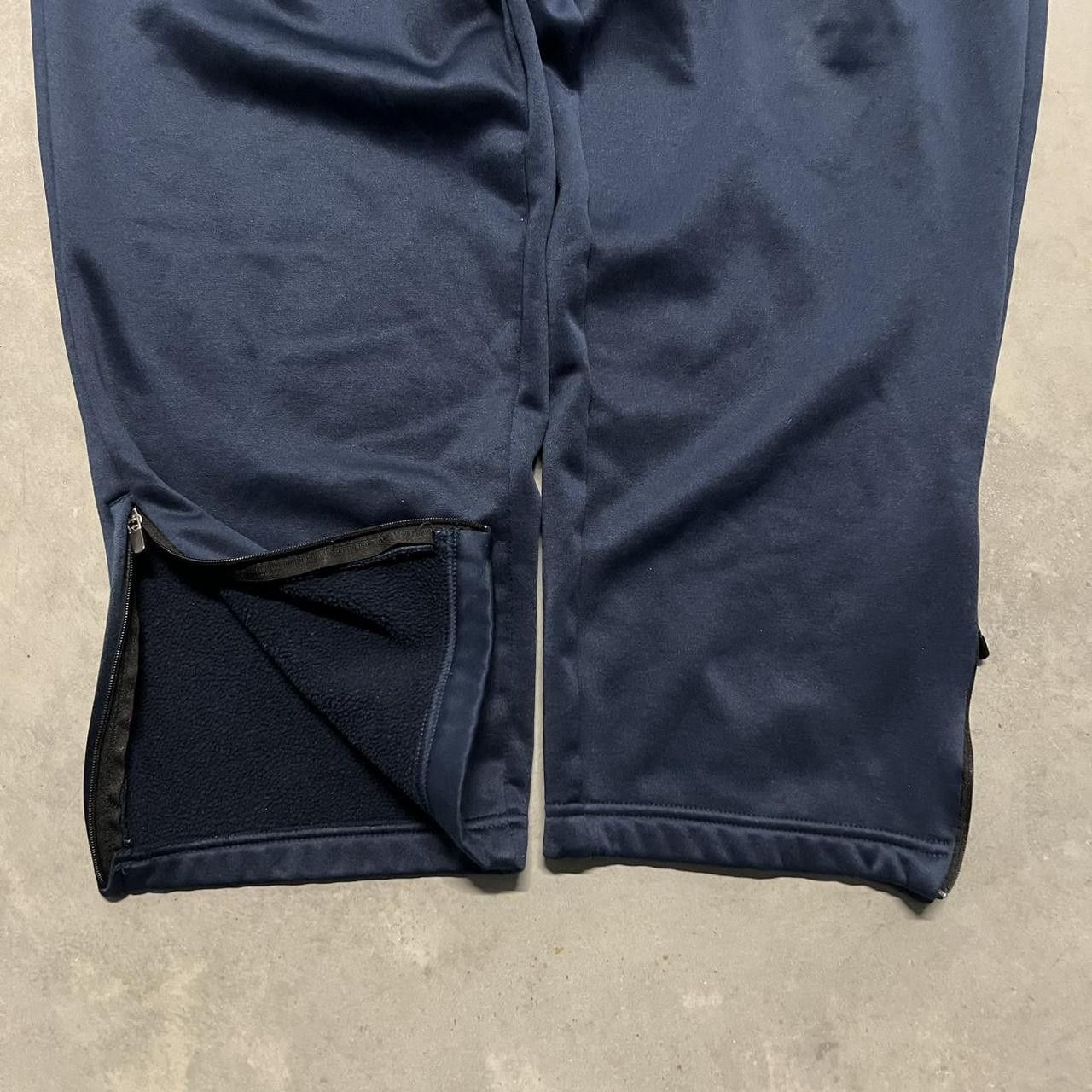 Russell Athletic Vintage Y2K/2000s Russell Athletics navy Blue sweatpants tracks with adjustable waistband and pockets! Size US 38 / EU 54 - 4 Thumbnail