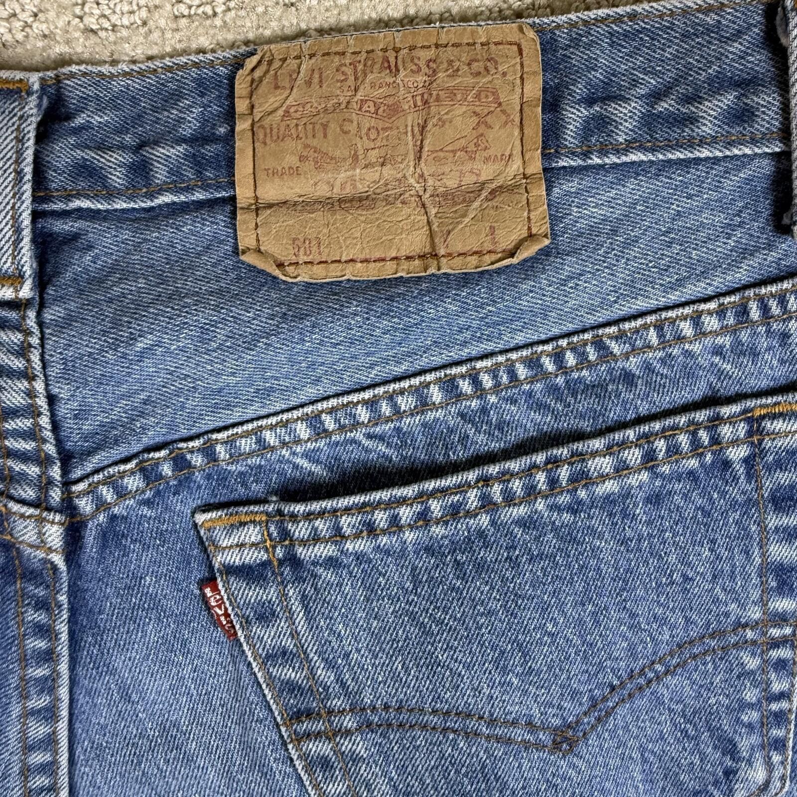 Other Vintage Levi’s Straight Leg Jeans Size 34x33 Canada Made Size US 34 / EU 50 - 9 Thumbnail