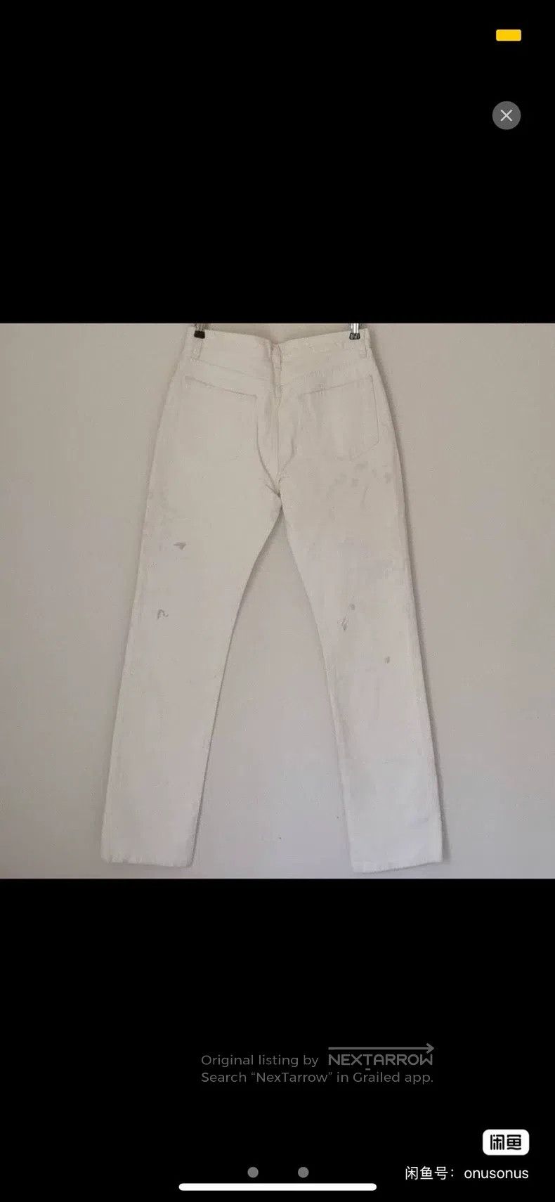 Helmut Lang Helmut Lang 1998 painter jean Size US 29 - 3 Thumbnail
