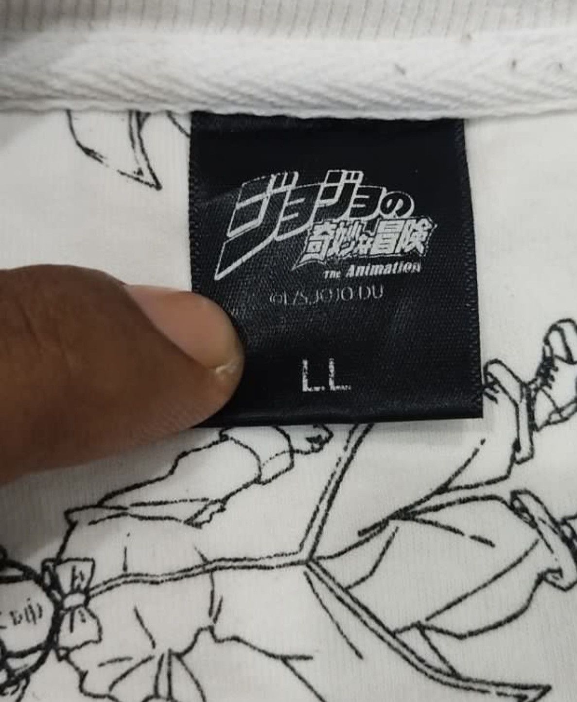 Anime × Cartoon Network × Japanese Brand VINTAGE JOJO'S BIZARRE ADVENTURE HEAVEN'S DOOR TSHIRT Size US L / EU 52-54 / 3 - 8 Thumbnail