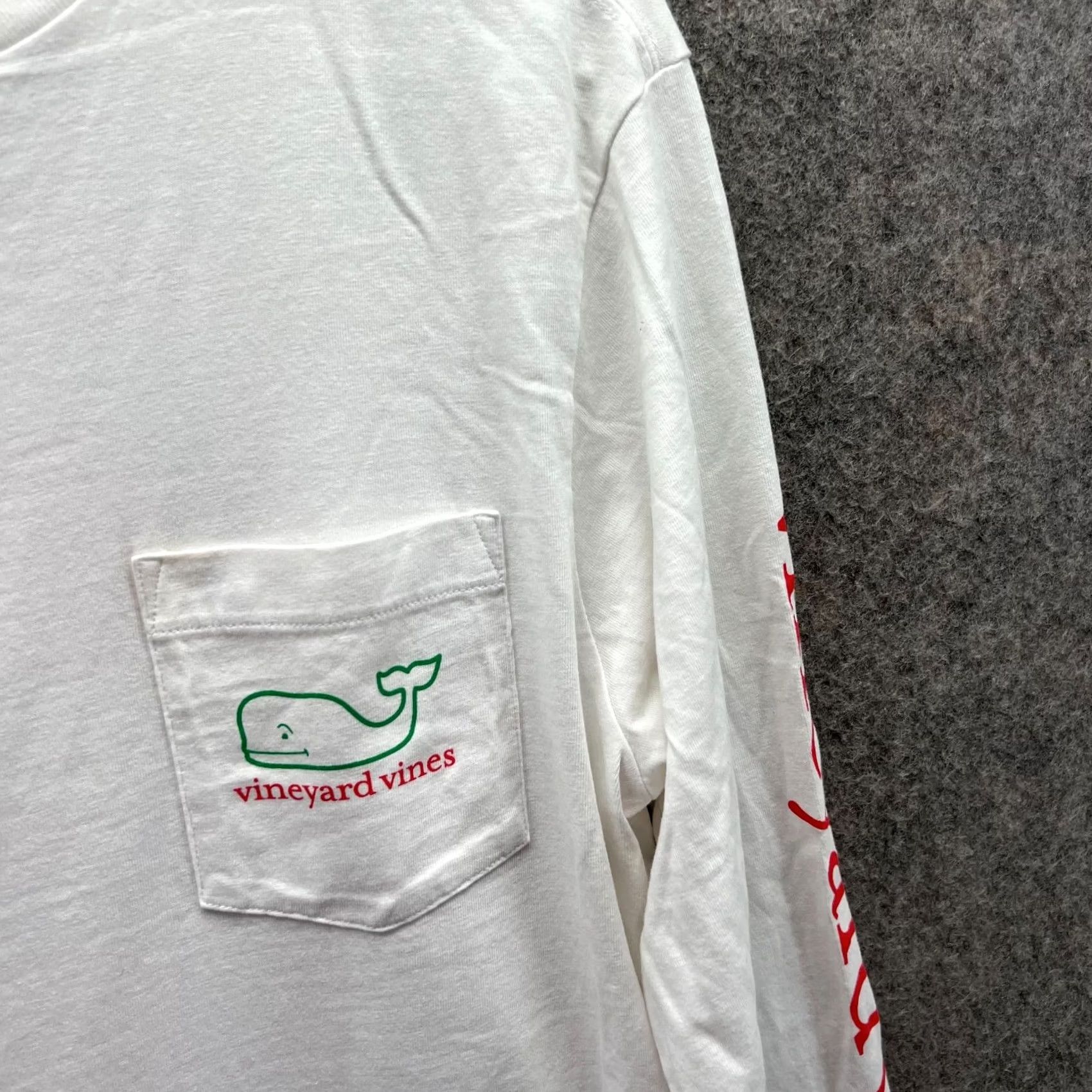 Vineyard Vines Vineyard Vines Shirt Men Small Adult White Crewneck Long Sleeve Tee Whale Logo Size US S / EU 44-46 / 1 - 5 Thumbnail