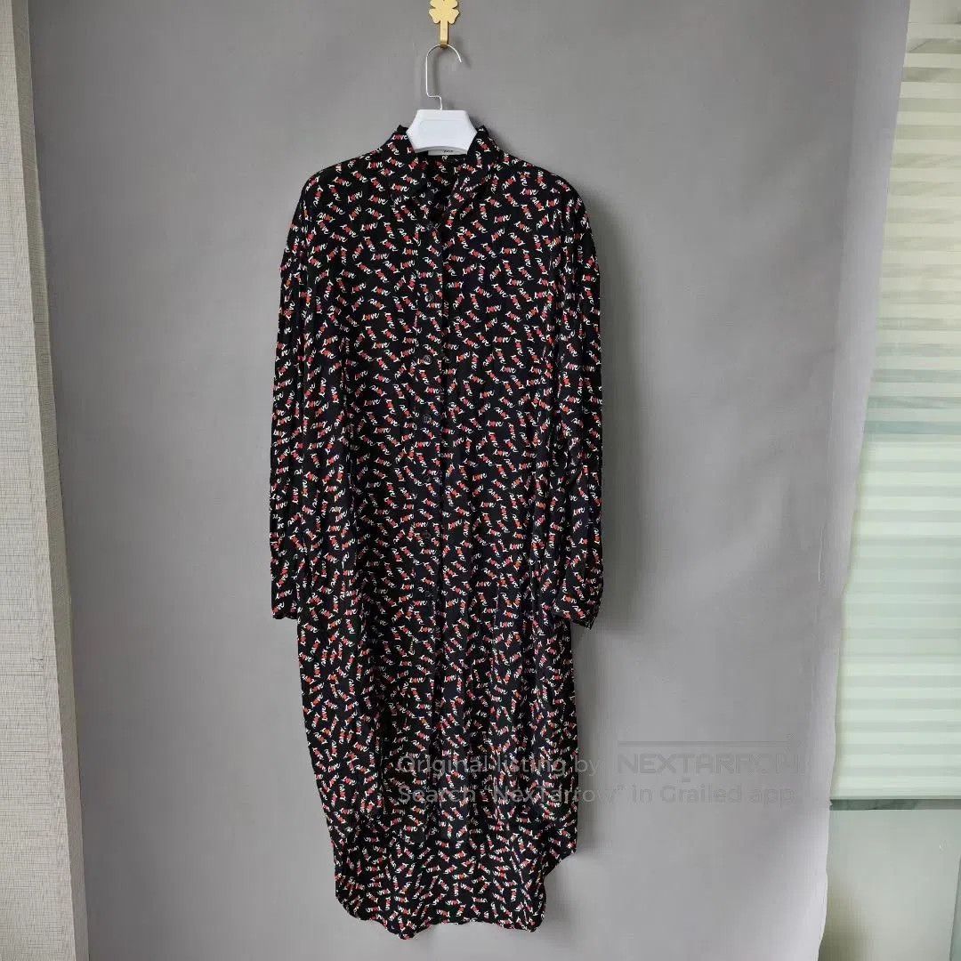 Givenchy Givenchy Black Love Print Dress. Size XXS / US 00 / IT 34 - 1 Thumbnail