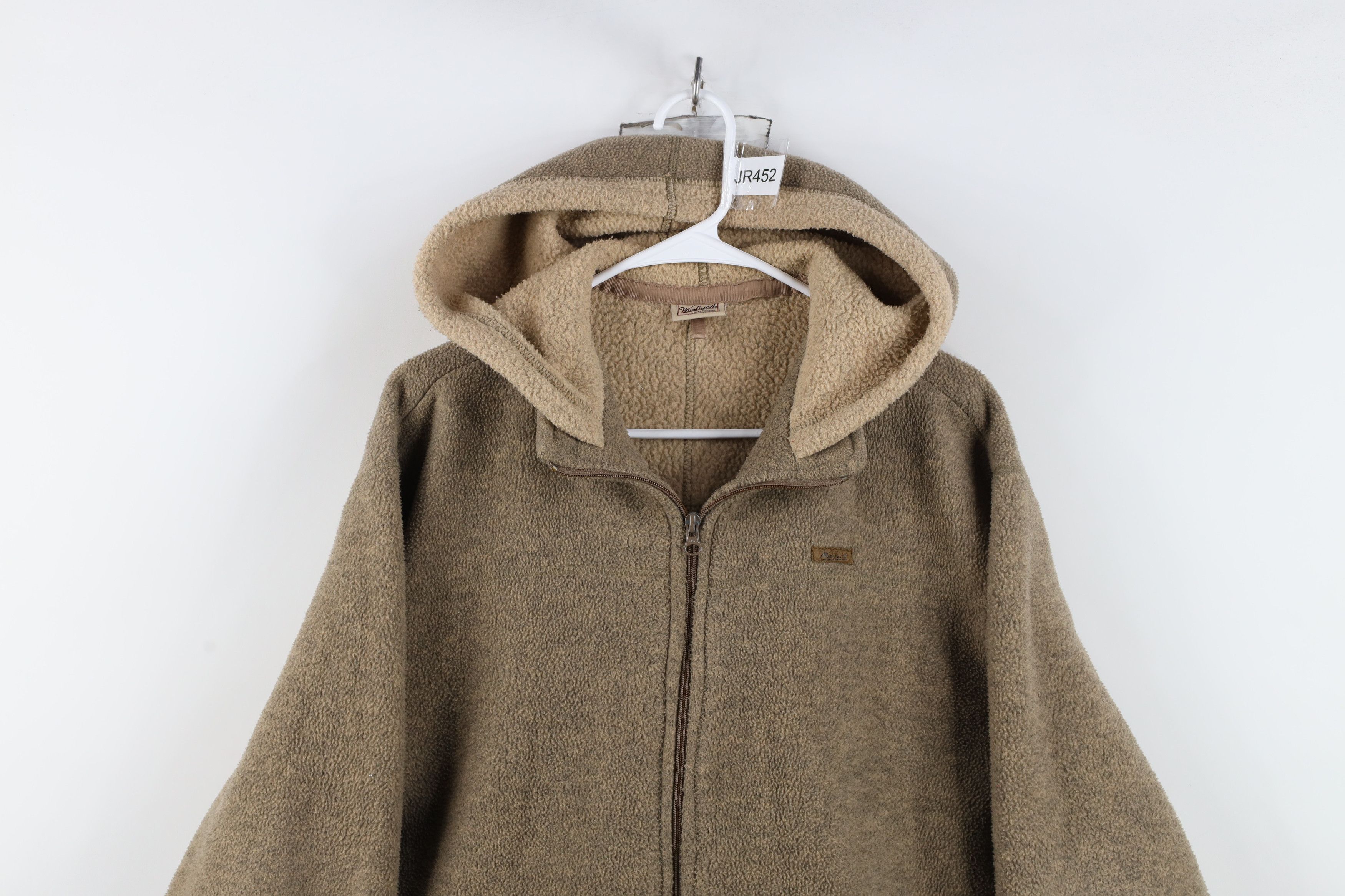 Woolrich Woolen Mills Vintage 90s Woolrich Polartec Fleece Full Zip Hooded Jacket Size XL / US 12-14 / IT 48-50 - 2 Thumbnail