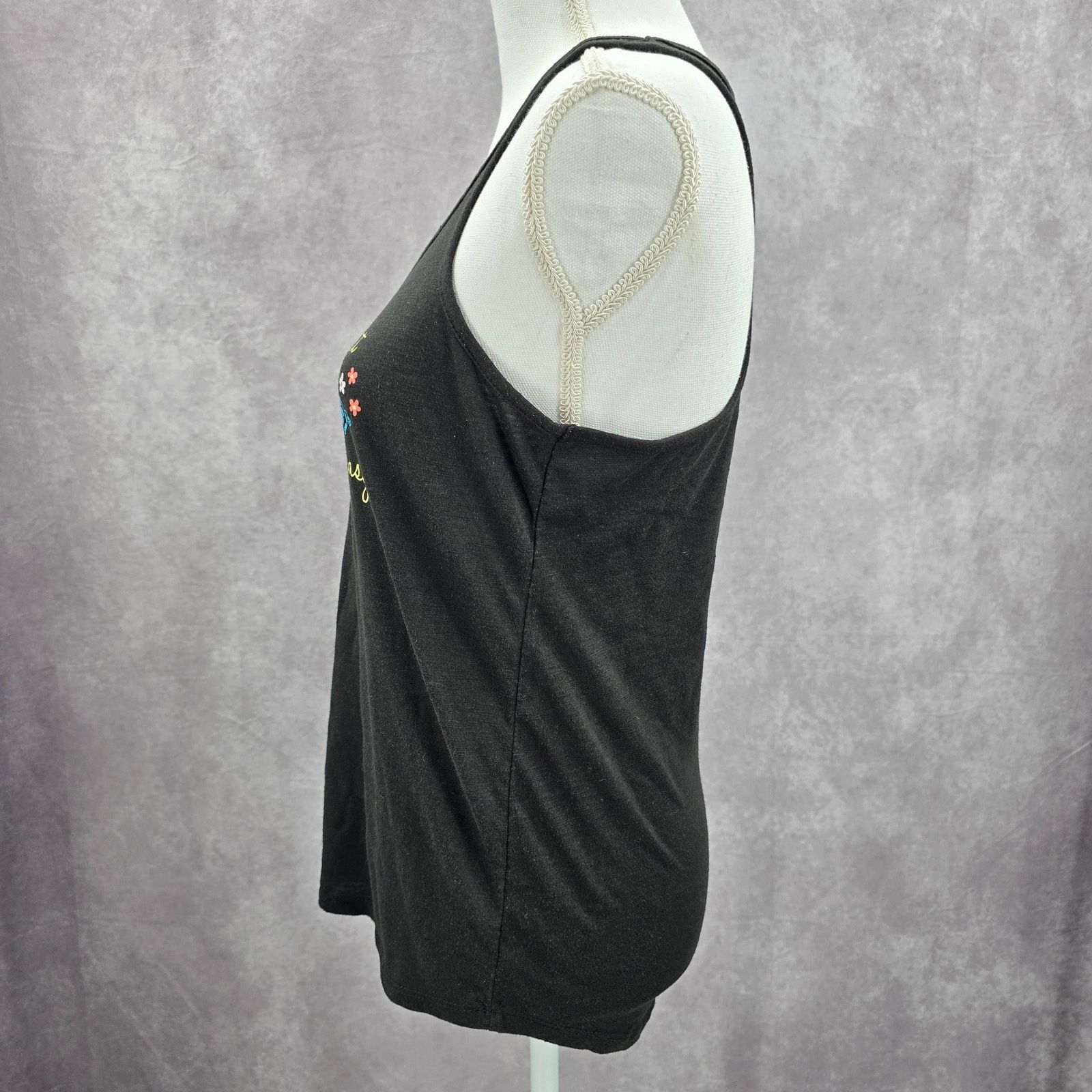 Other Secret Treasures Black Racerback Sleepwear Tank Top Small Size S / US 4 / IT 40 - 4 Thumbnail