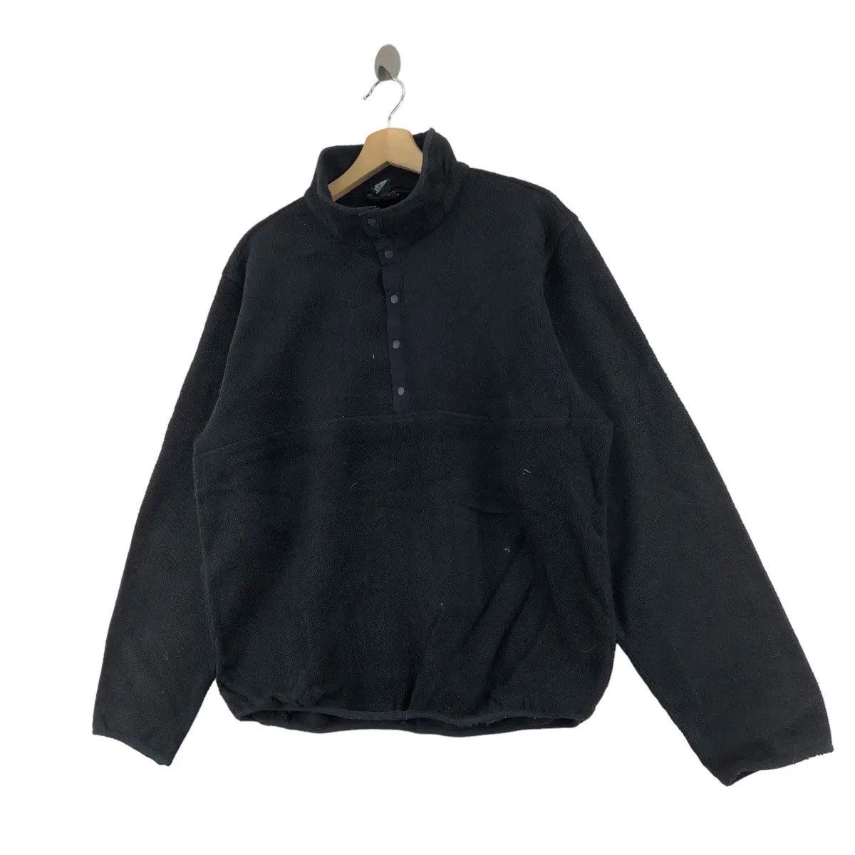 L.L. Bean Vtg L.L. BEAN USA Snap Button Pocket Lining Fleece Sweater Size US XXL / EU 58 / 5 - 3 Thumbnail
