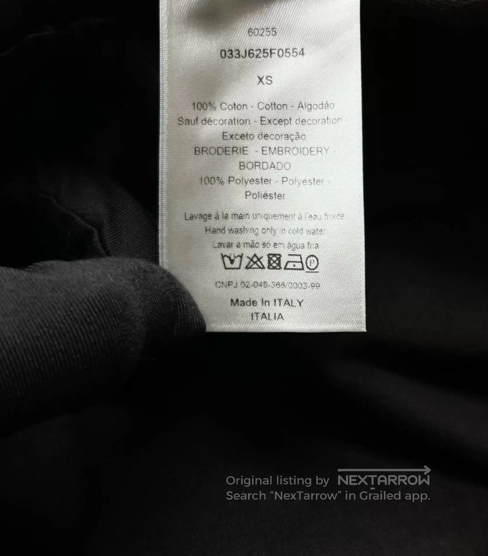 Dior Dior Black Short Sleeve Logo T. Size US XS / EU 42 / 0 - 4 Thumbnail
