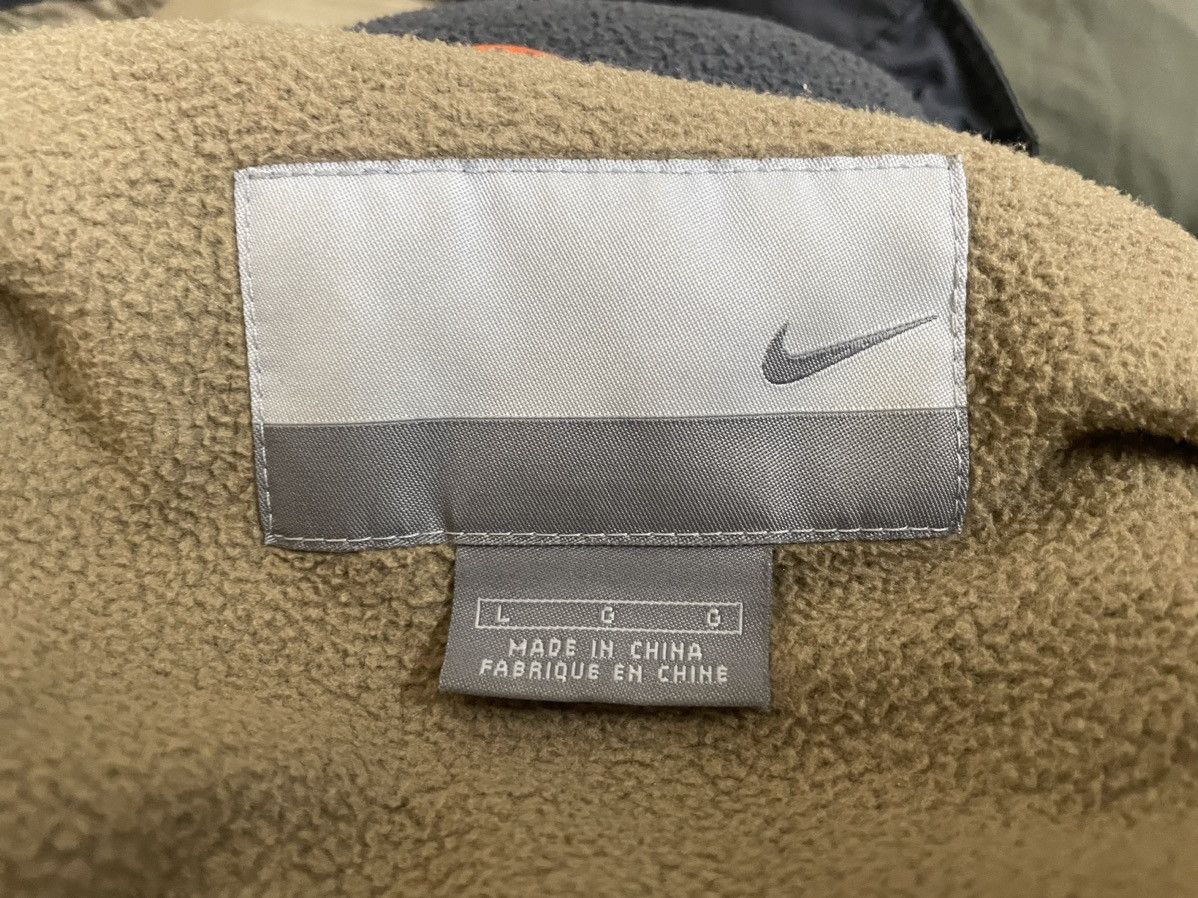 Nike Vintage 00’s Nike Olive Green Tactical Cargo Down Parka! Size US L / EU 52-54 / 3 - 7 Thumbnail