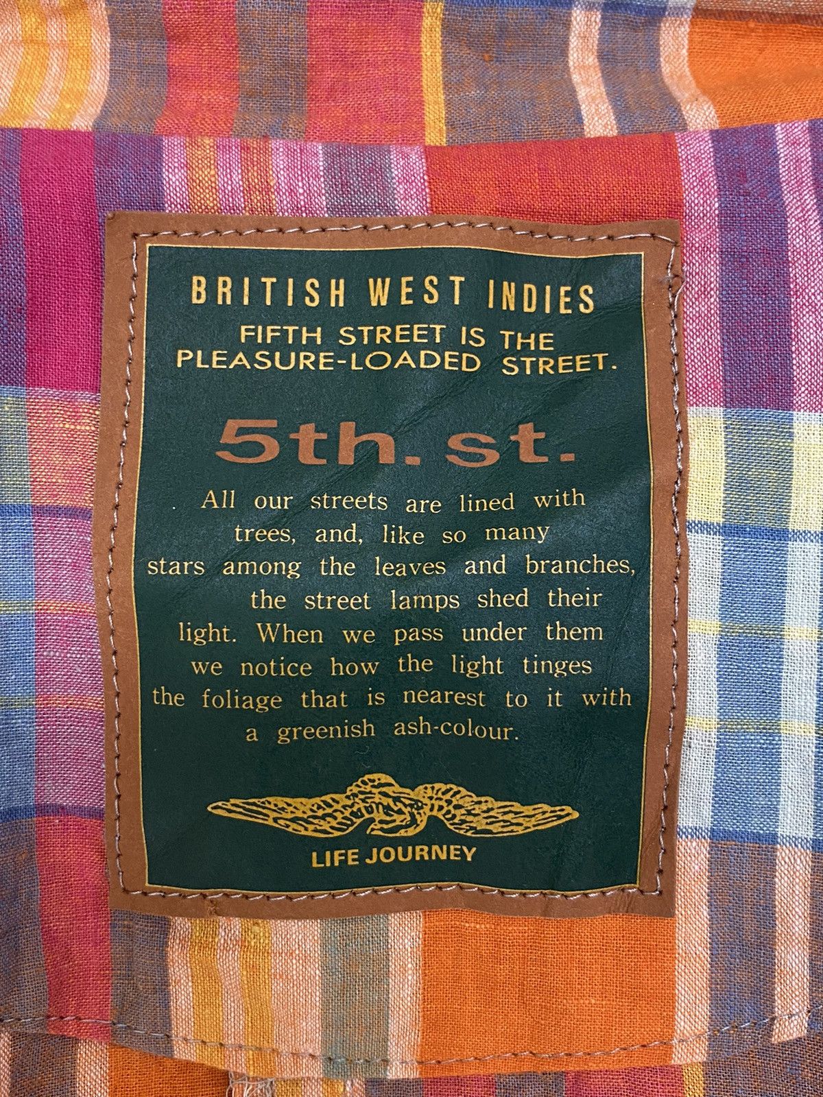 Japanese Brand Rare FIFTH STREET indies Madras Cardigan Size US XXL / EU 58 / 5 - 18 Thumbnail