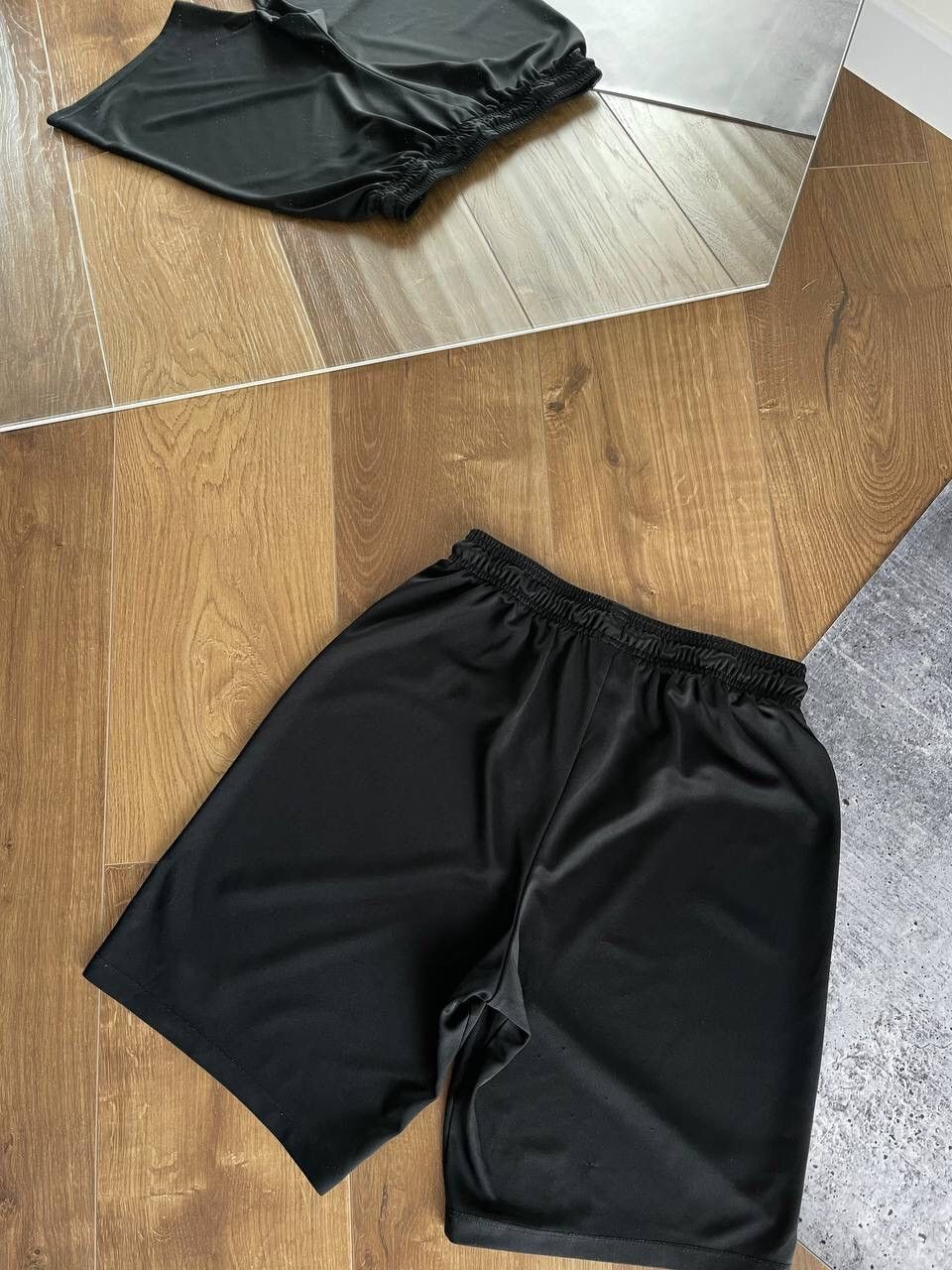 Nike × Vintage Vintage Nike 90’s Y2K Style Drill Black Shorts Size US 32 / EU 48 - 10 Thumbnail