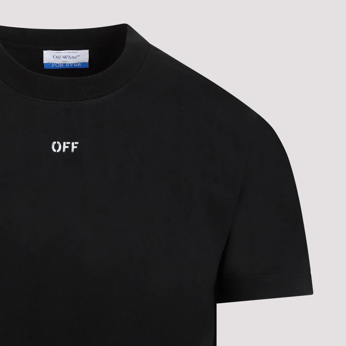 Off-White o1s22i1n1124 Roundneck T-Shirt in Black Size US L / EU 52-54 / 3 - 3 Thumbnail