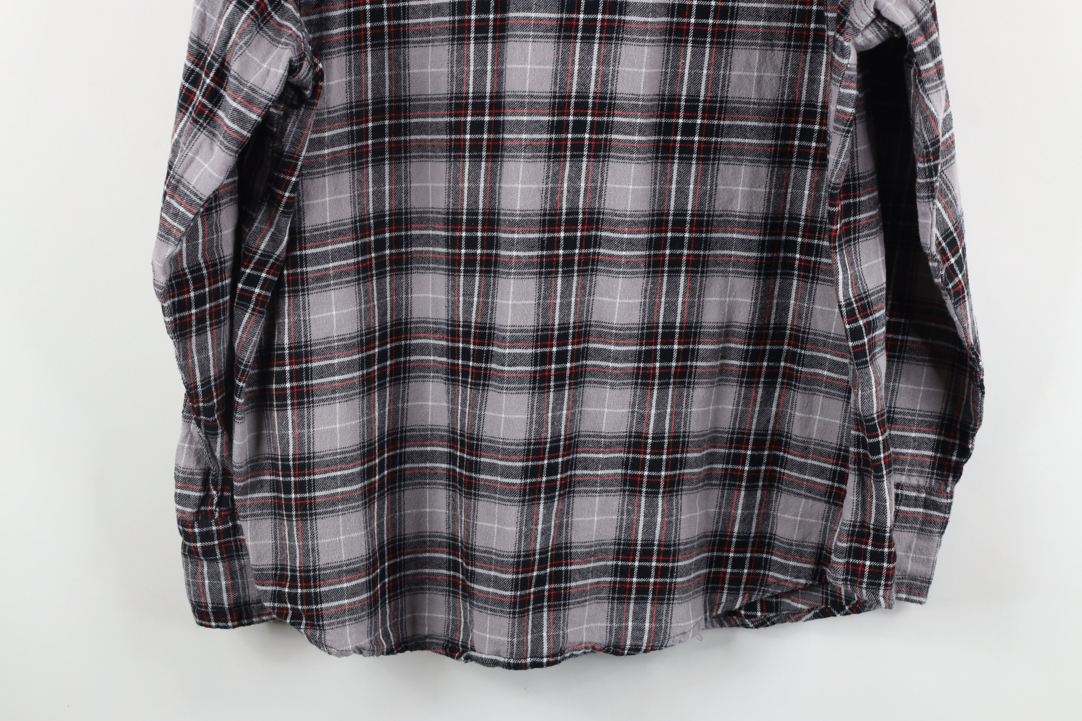 Vintage × Wrangler Vintage Wrangler Western Snap Button Collared Shirt Plaid Size US XL / EU 56 / 4 - 9 Thumbnail