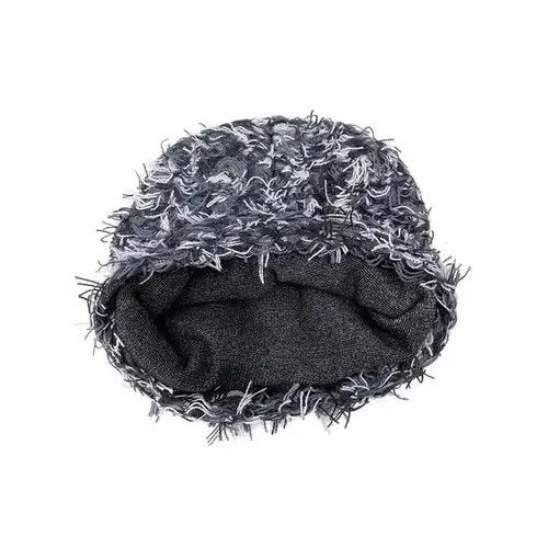 Designer × Japanese Brand Grassy distressed Beanies Size ONE SIZE - 3 Thumbnail